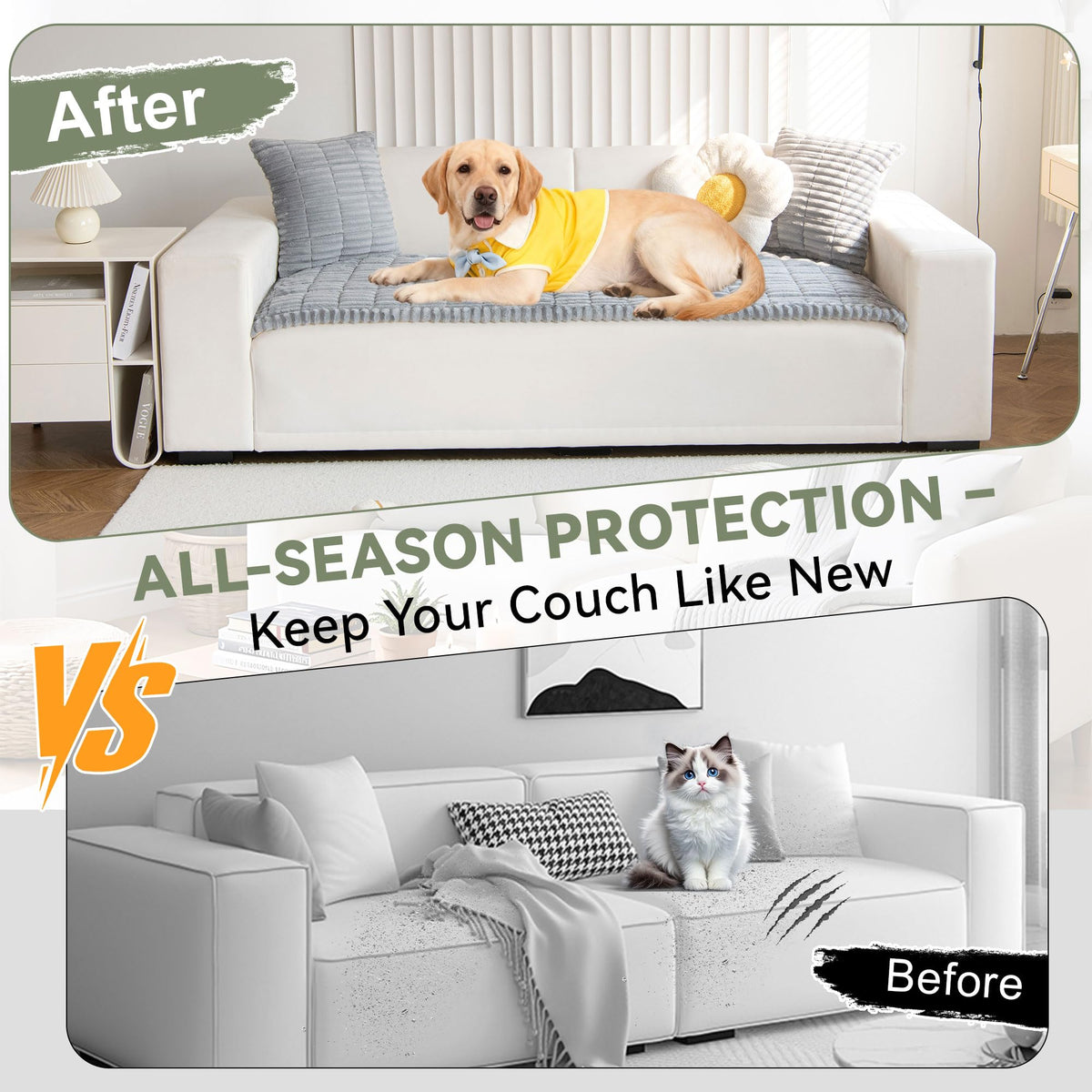Dog Couch Cover Protector Washable (9 Ounce)