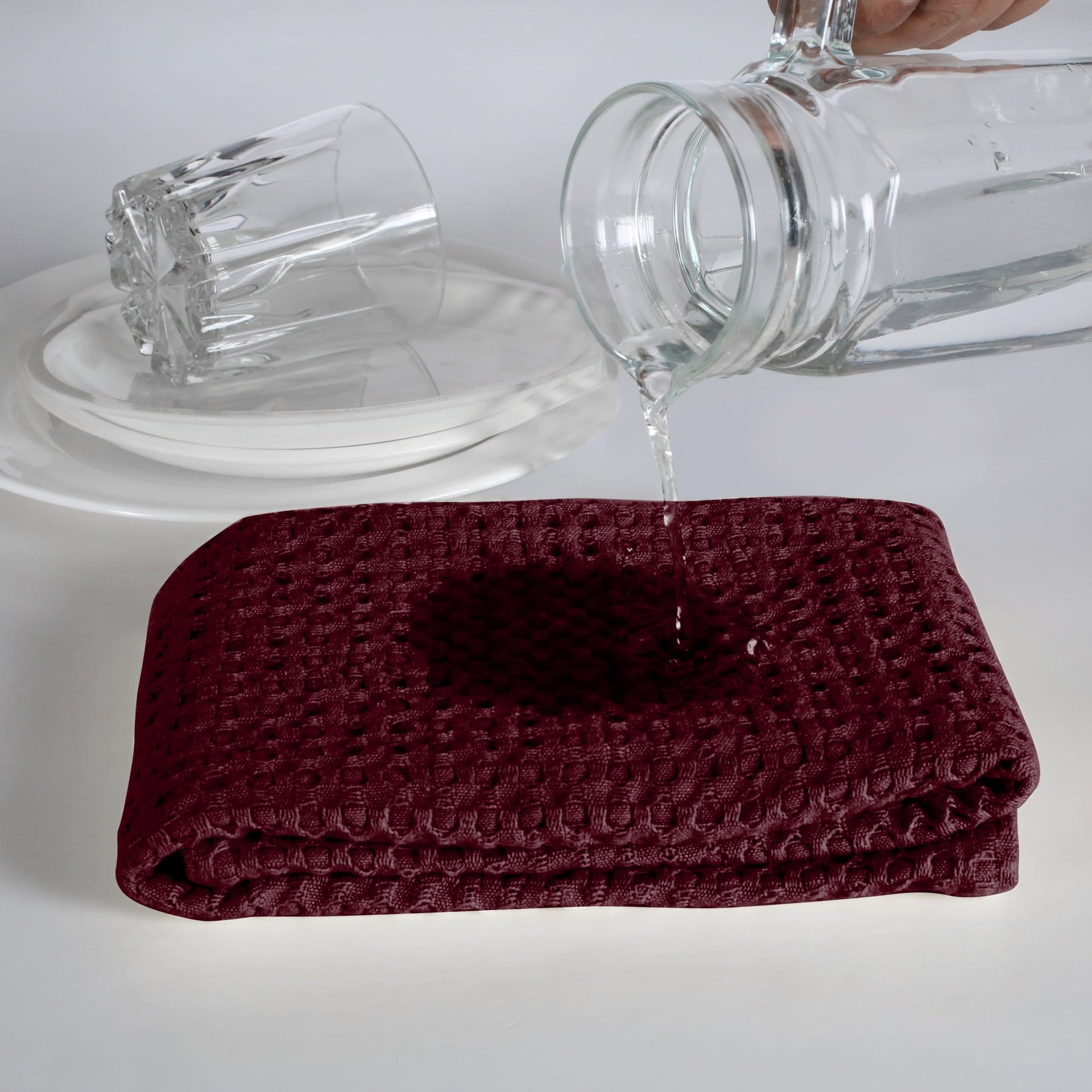 100% Cotton Premium Waffle Kitchen Towels