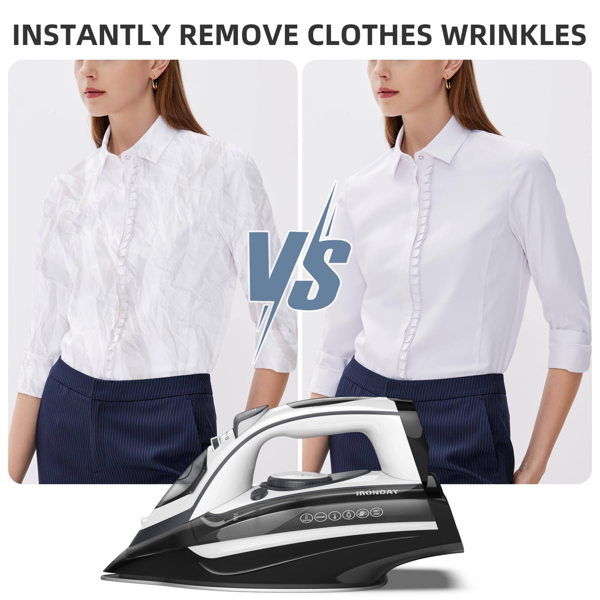 1700W Steam Iron for Clothes