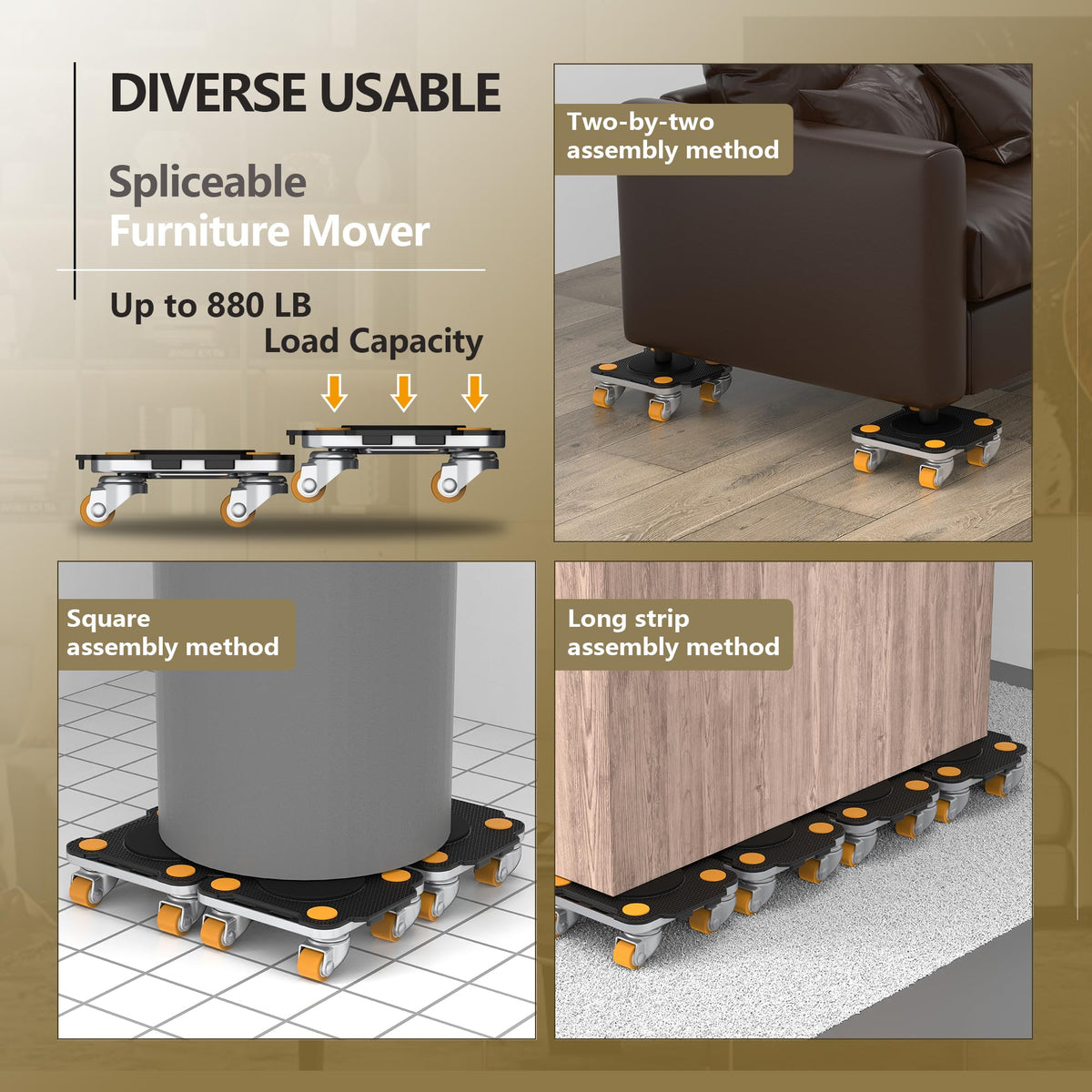 Furniture Mover with Wheels (5 Count)