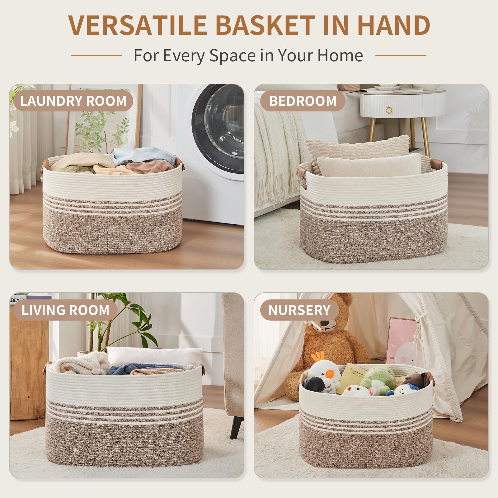 Laundry Hamper with Handles