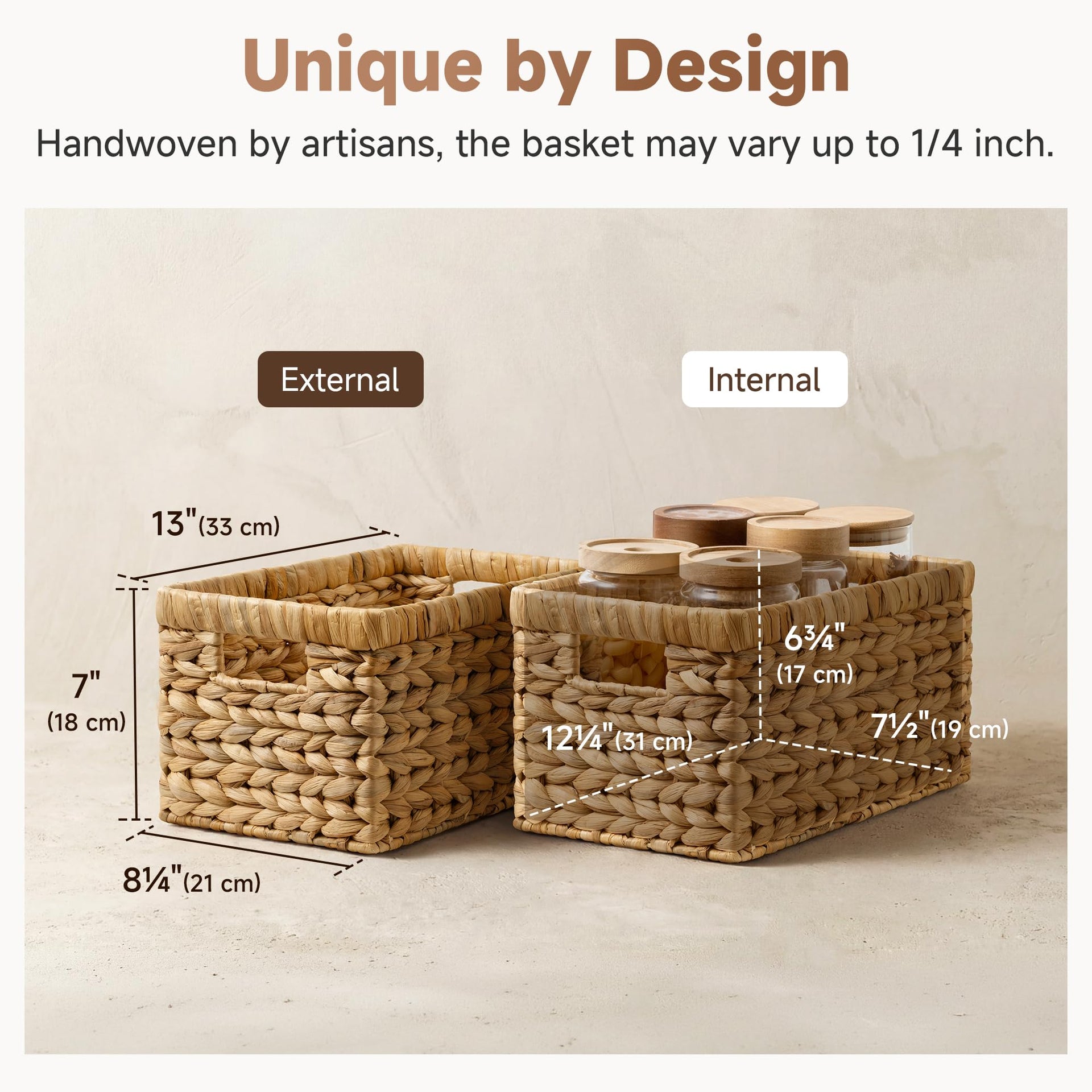 Wicker Baskets (2 Count)