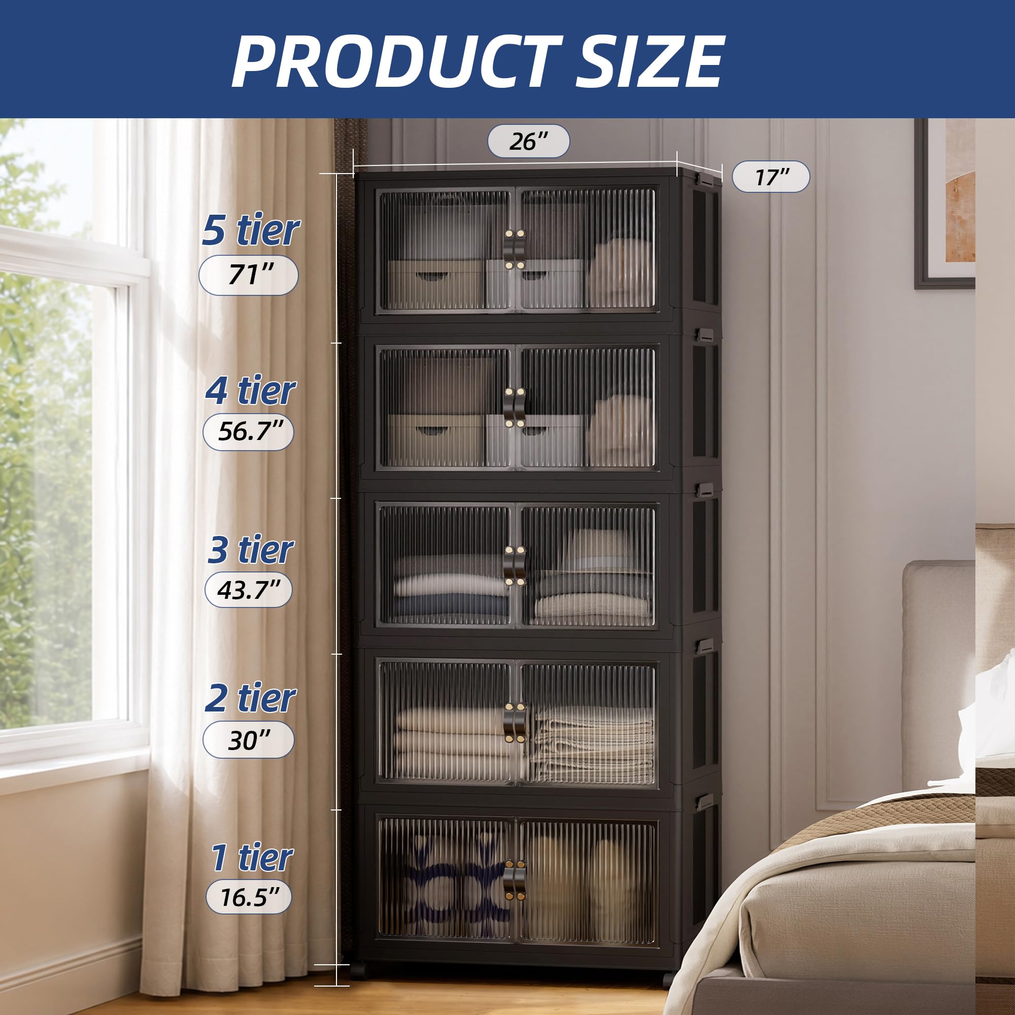 580Qt Stackable Storage Bins