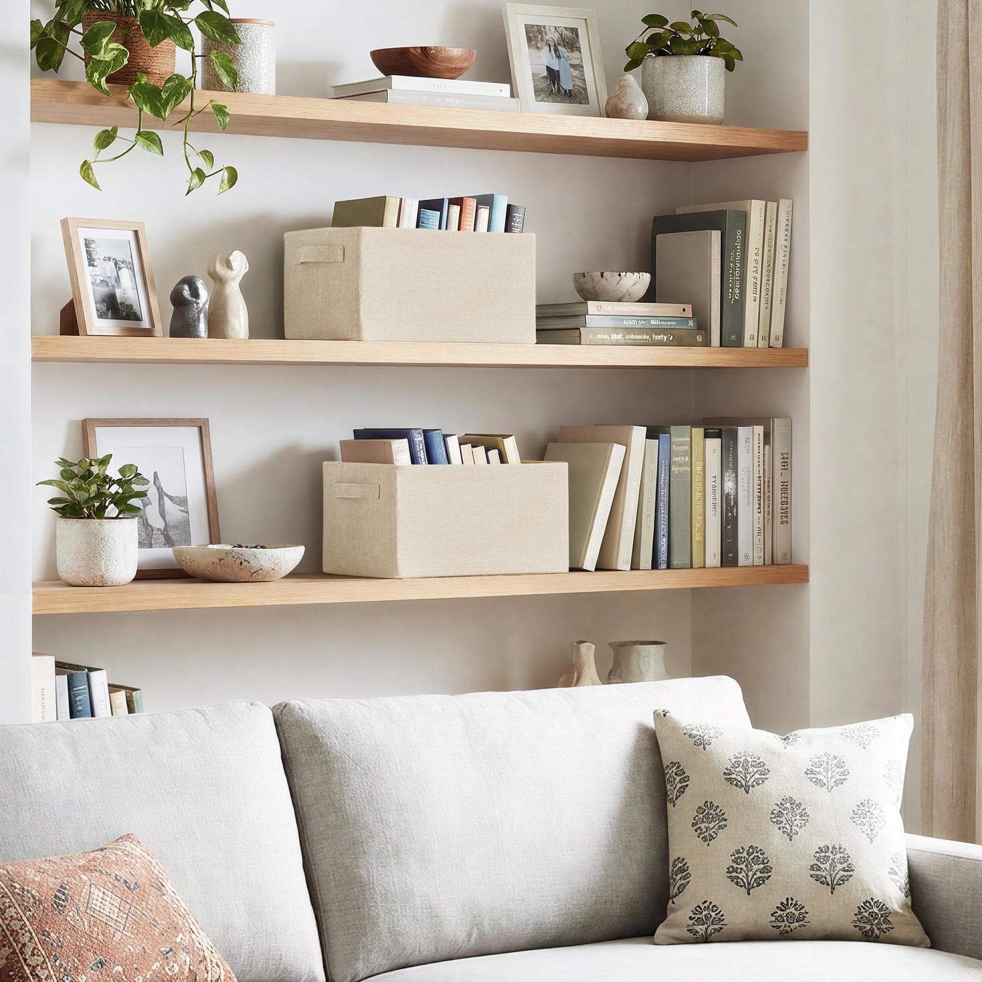 Storage Bins for Closet (2 Count)