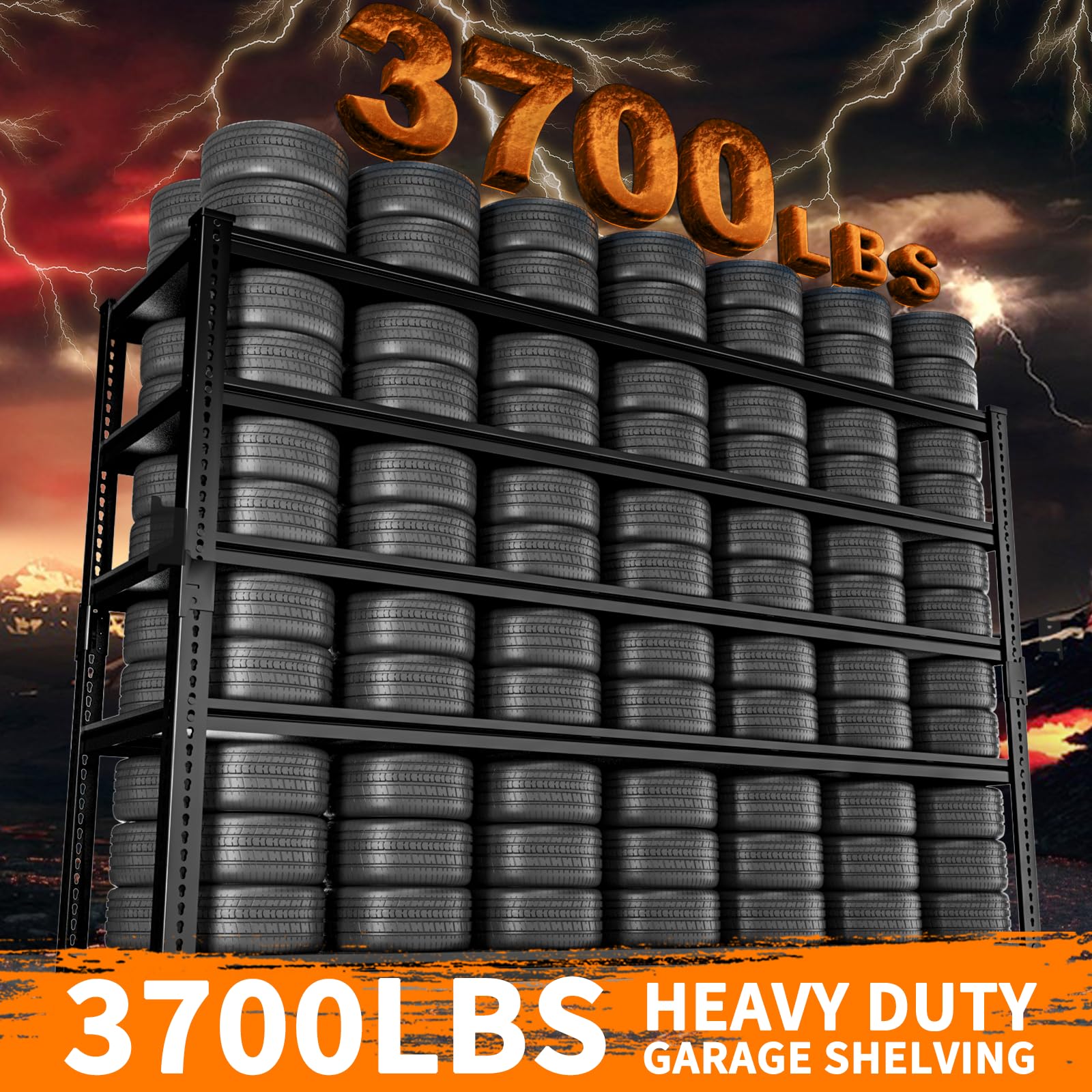 Storage Shelves Heavy Duty 2 PCS (2 Count)