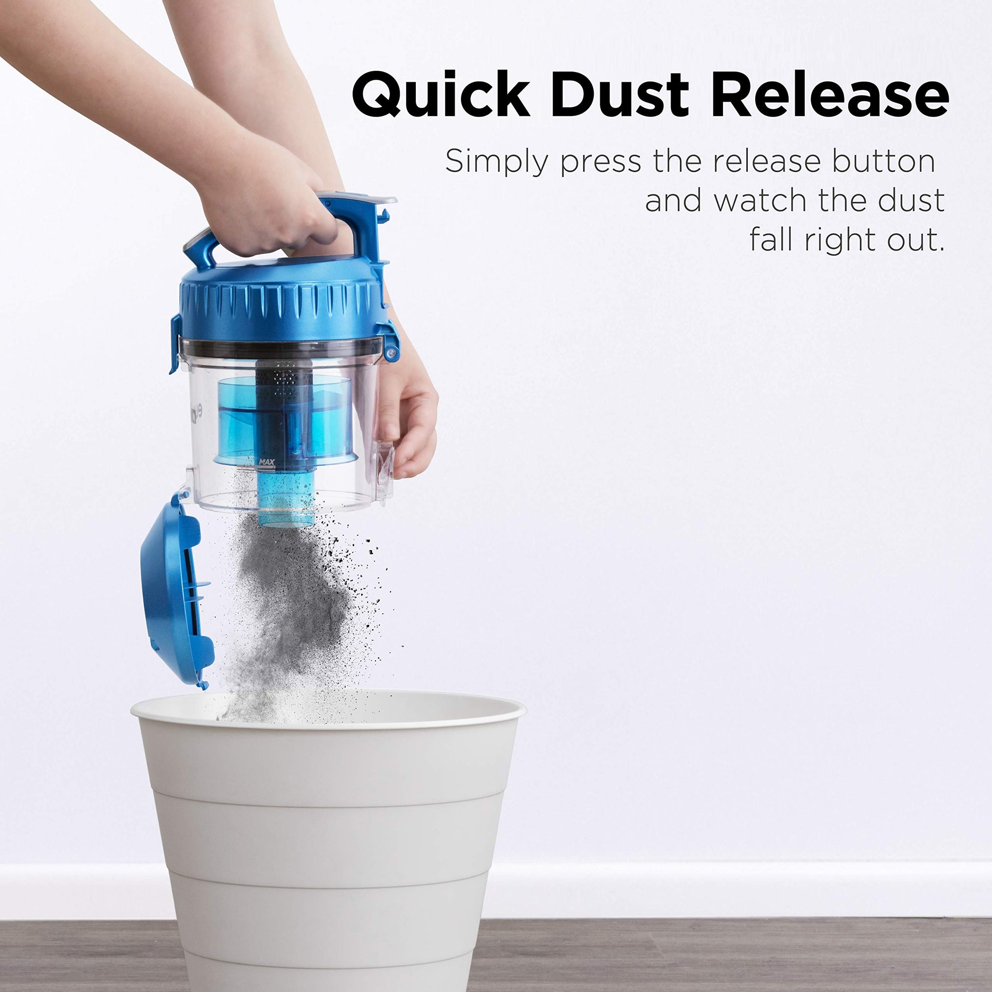 Whirlwind Bagless Canister Cleaner NEN110A Lightweight Corded Vacuum for Carpets and Hard Floors