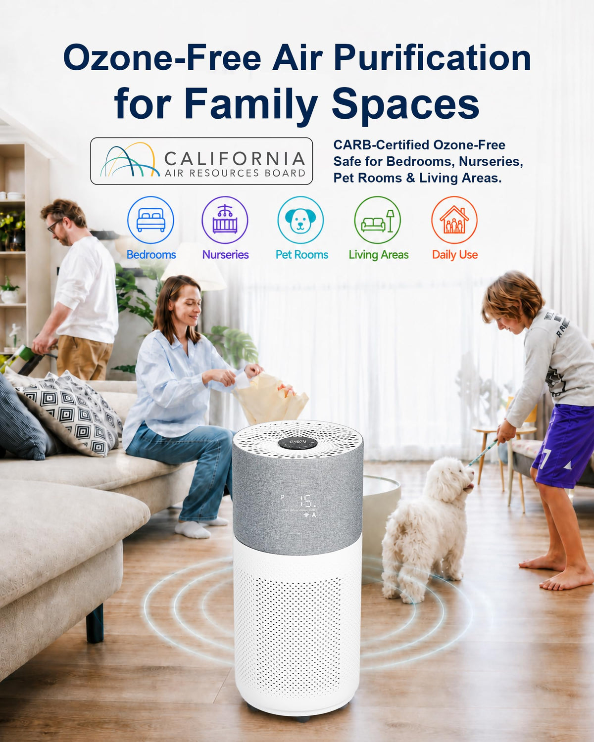 CleanForce Air Purifier for Large Room up to 2