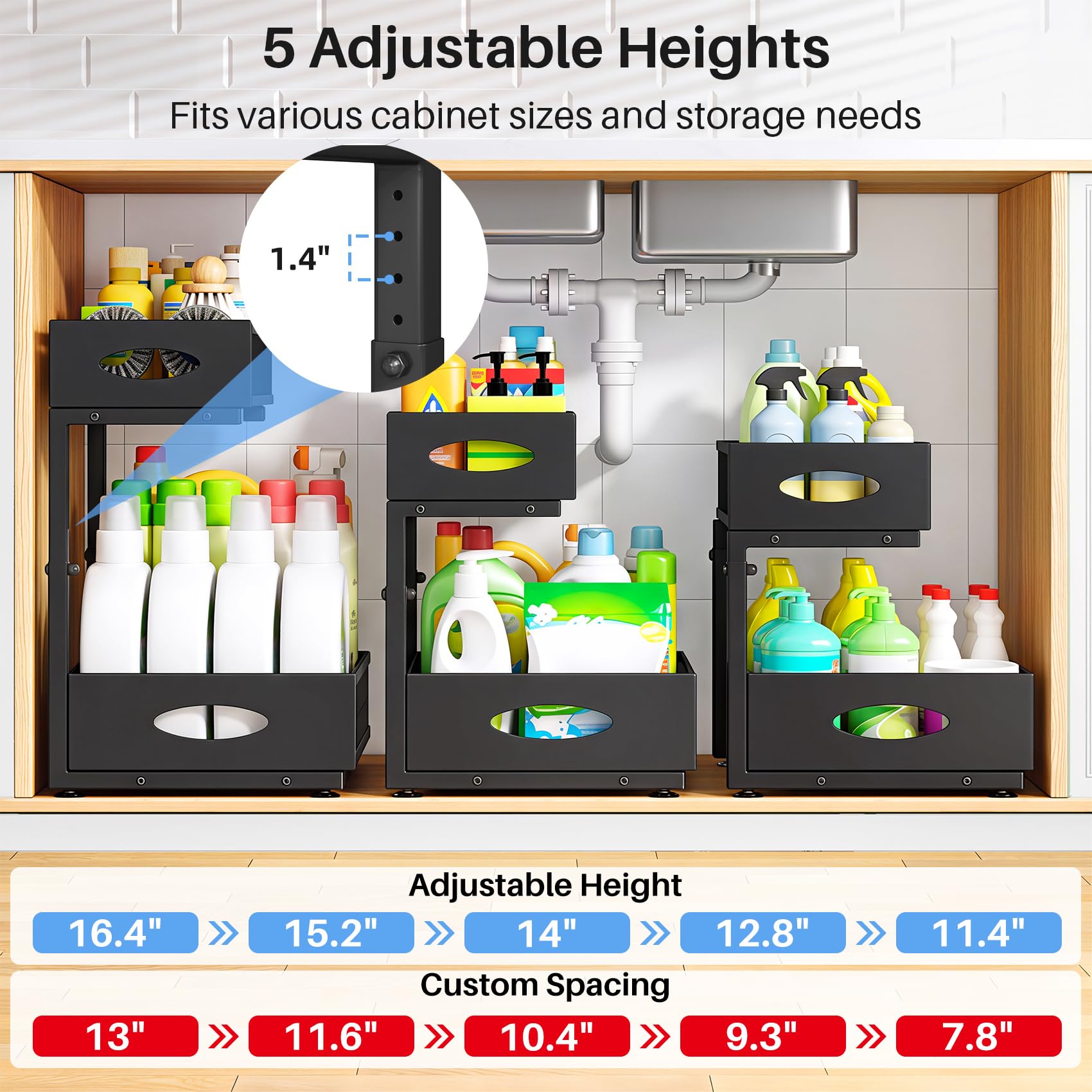 Under Sink Organizer (2 Count)