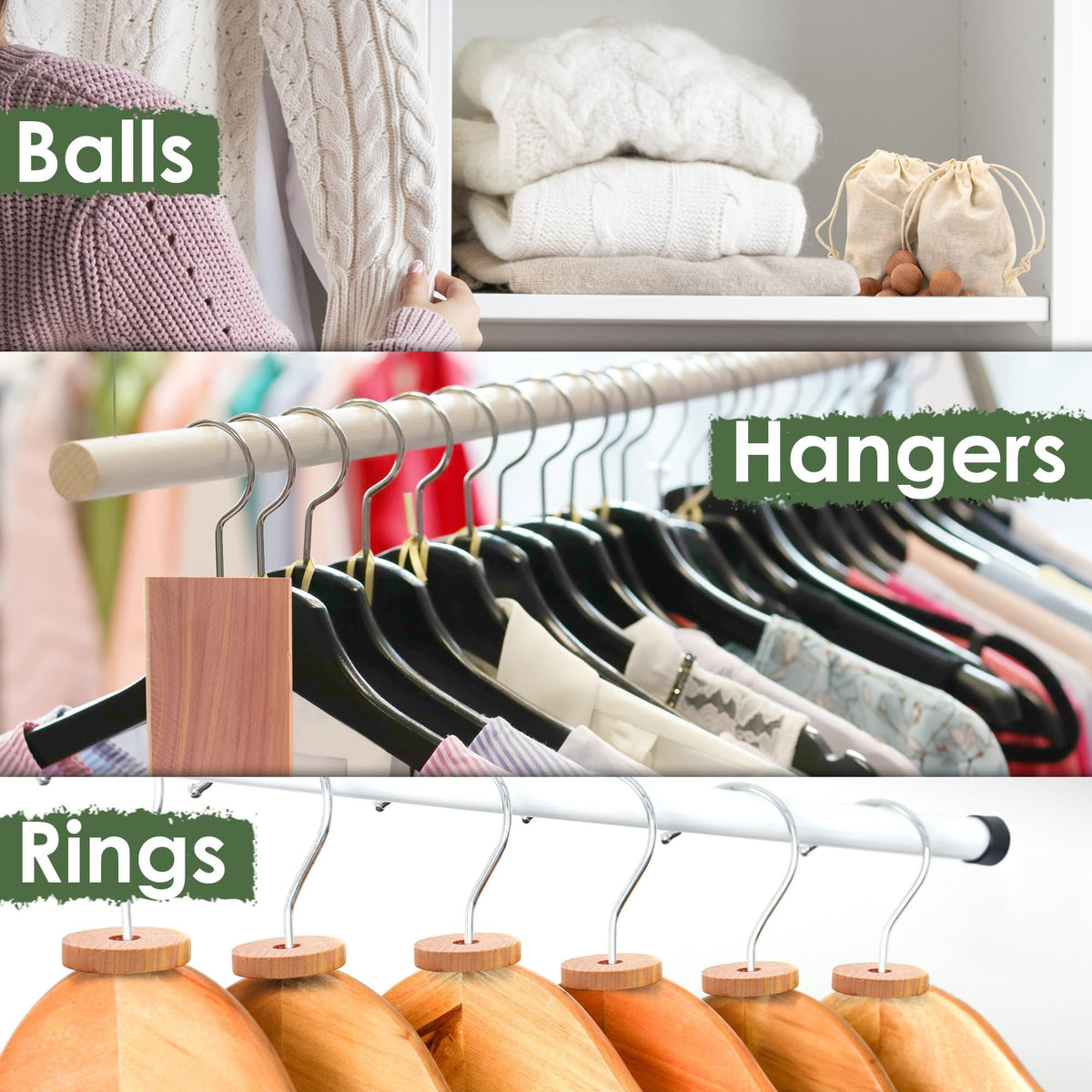 Cedar Bundle for Clothes Storage (150 Count)