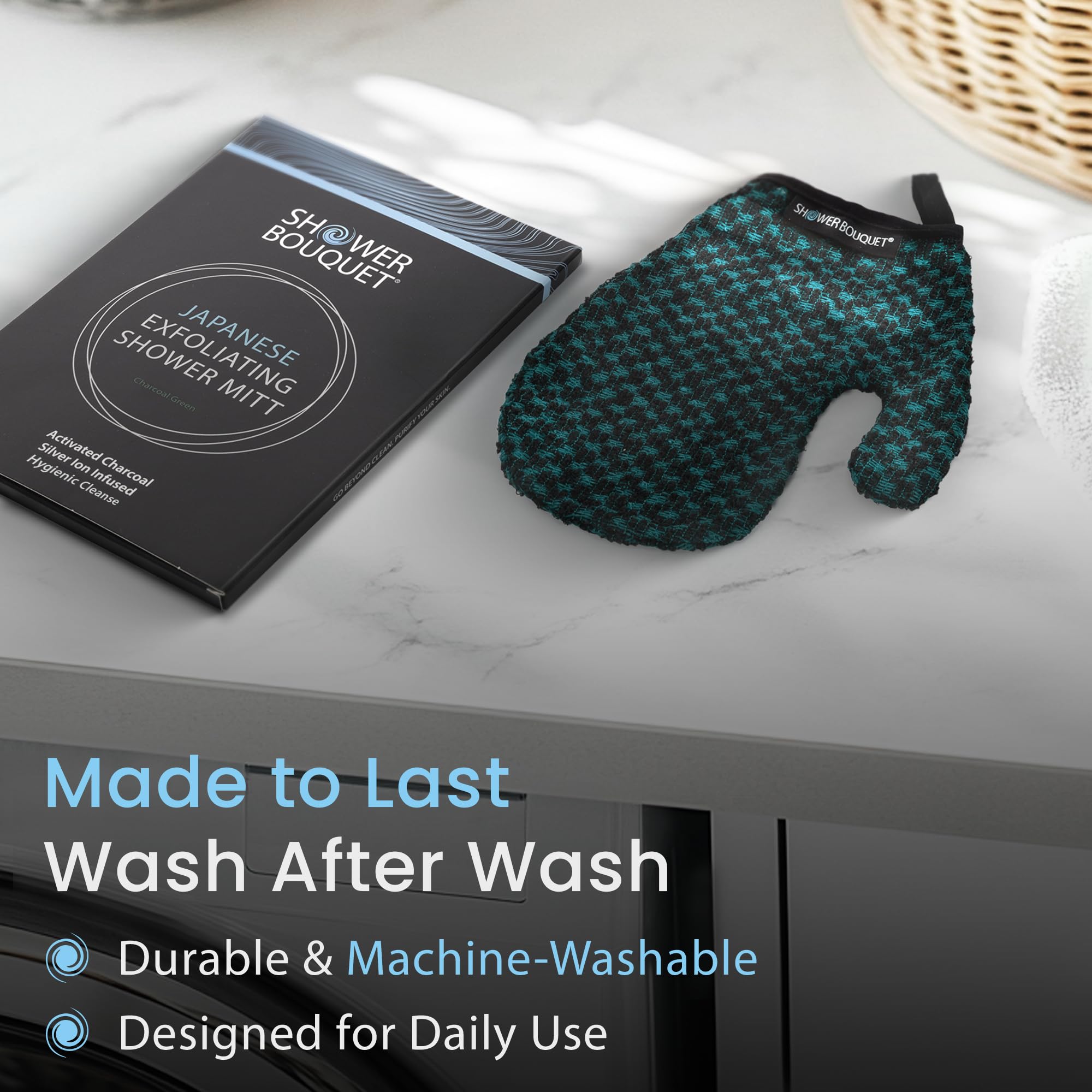 Japanese Exfoliating Mitt for Shower