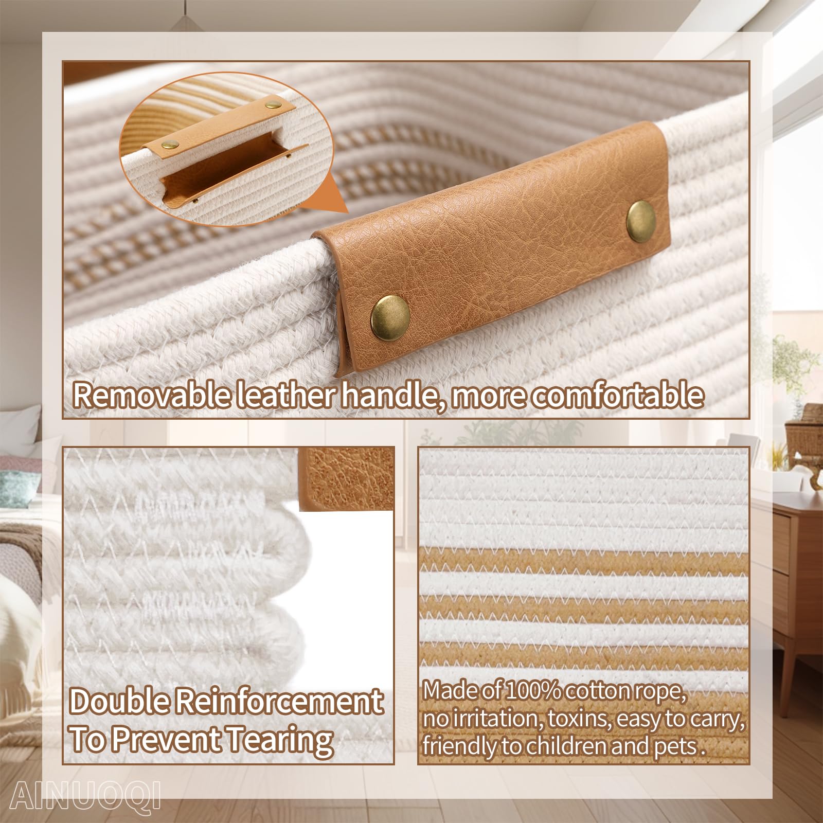 Large Laundry Hamper Basket