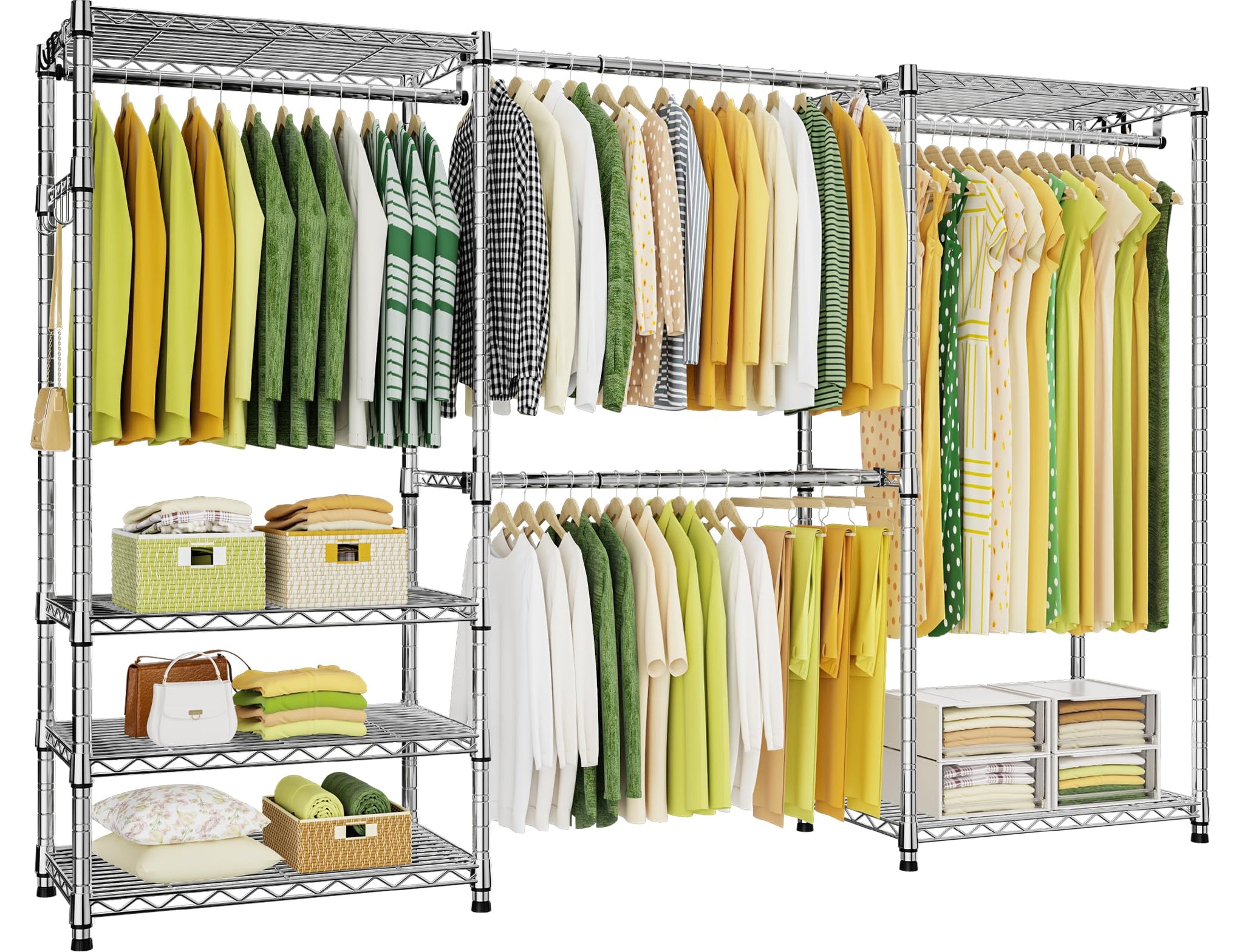 E1 Heavy Duty Closet Garment Rack
