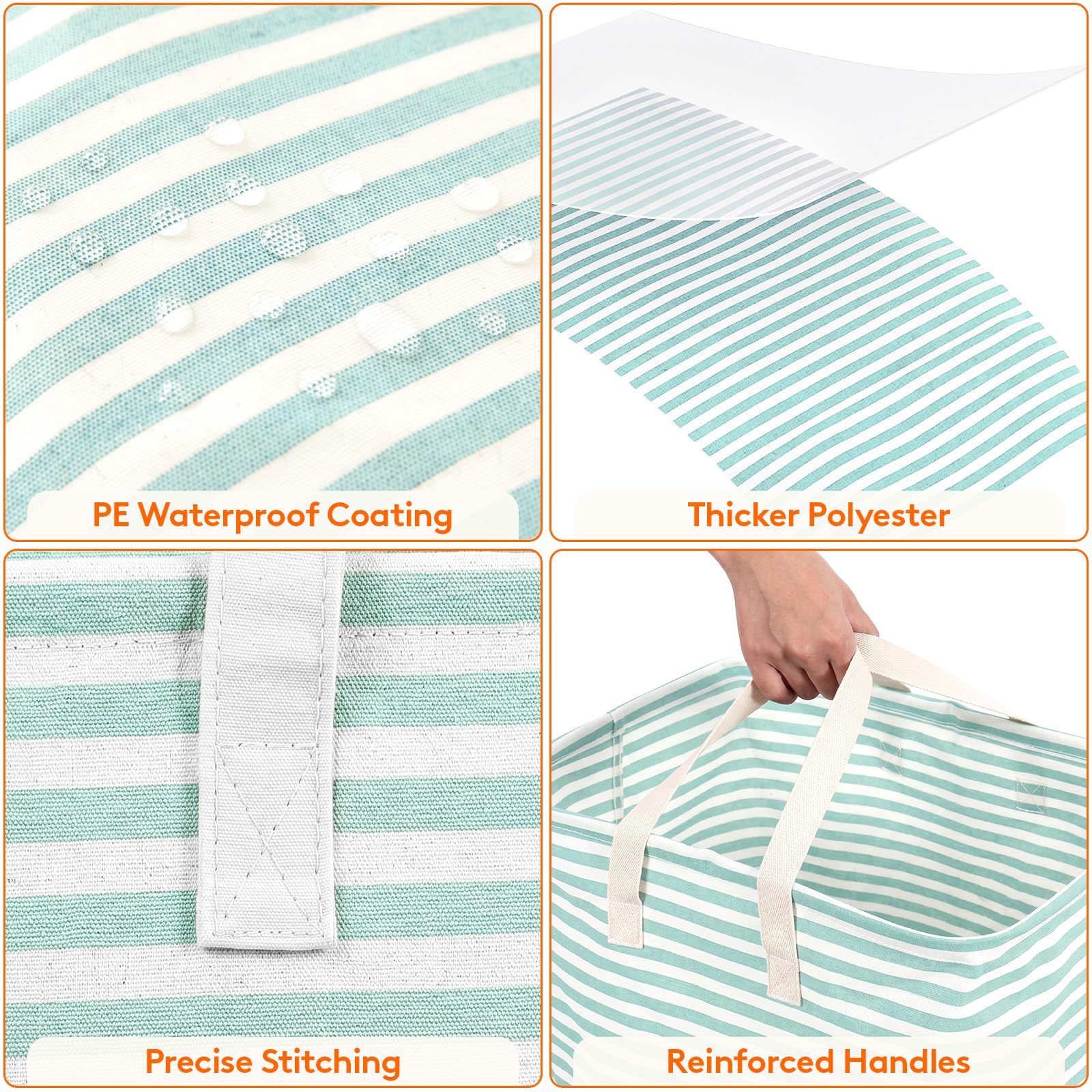 2 Pack Laundry Basket 80L Each (2 Count)
