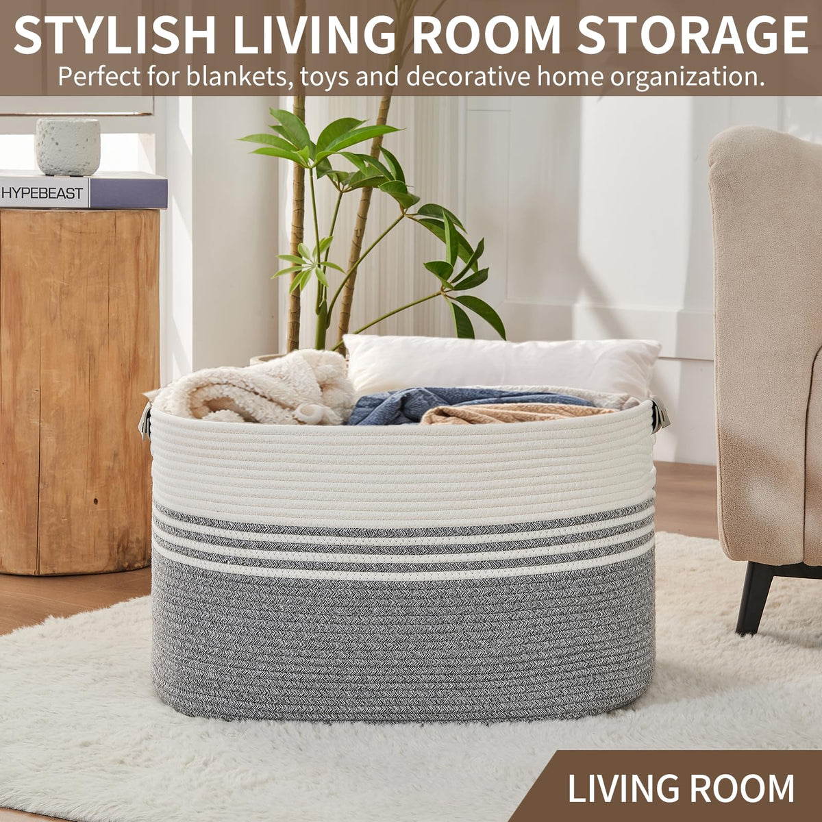 Laundry Hamper with Handles