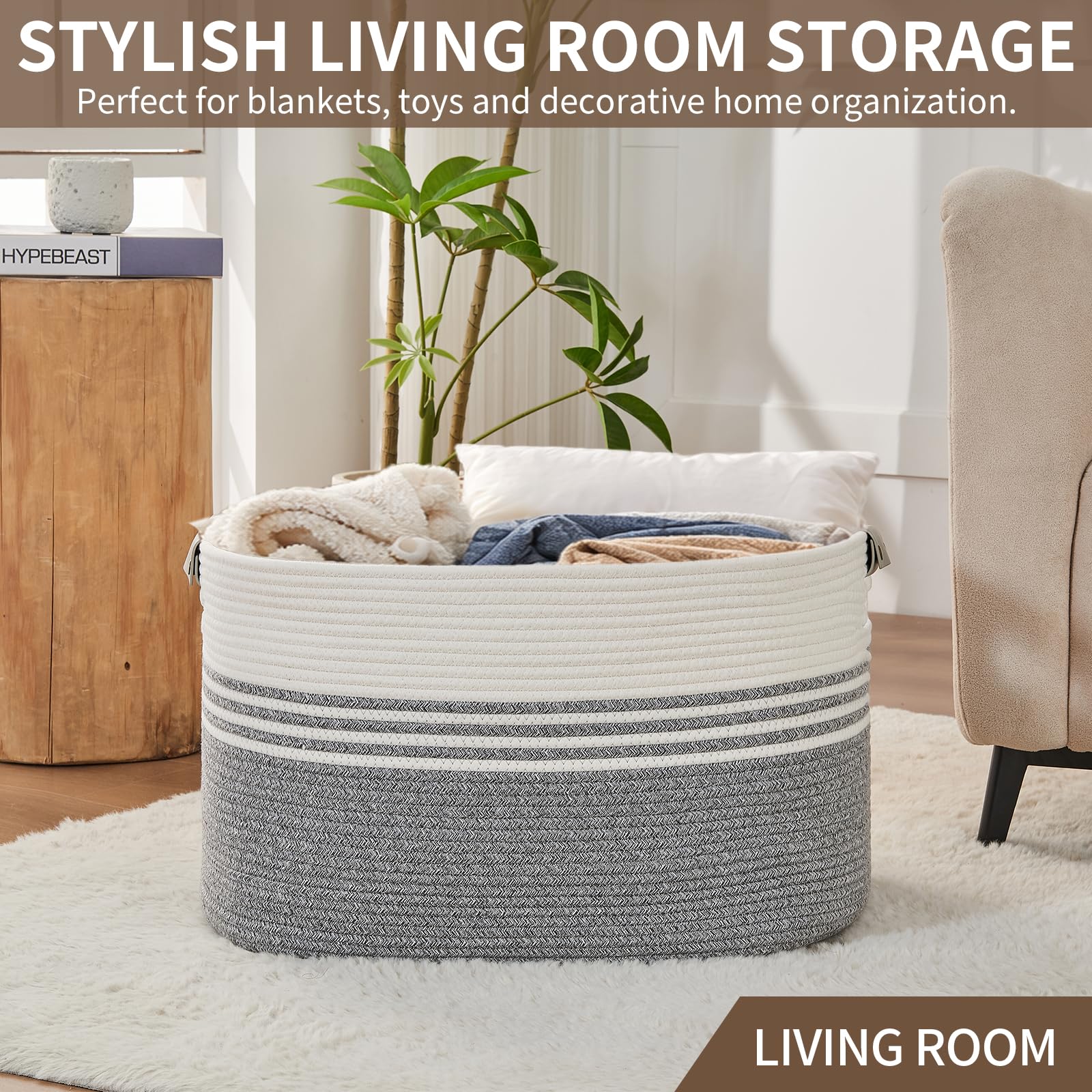 Laundry Hamper with Handles