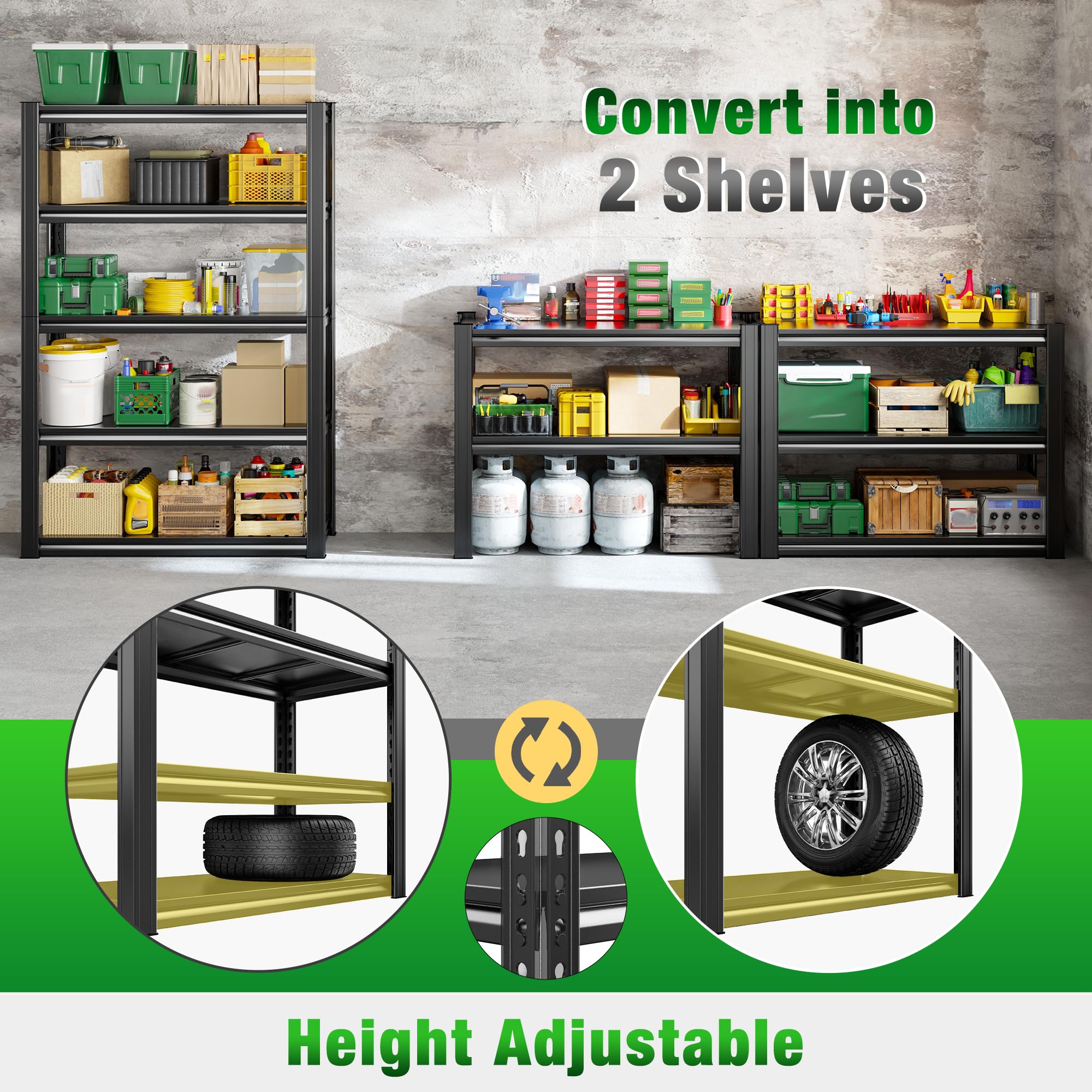 Storage Shelves Garage Shelving Heavy Duty