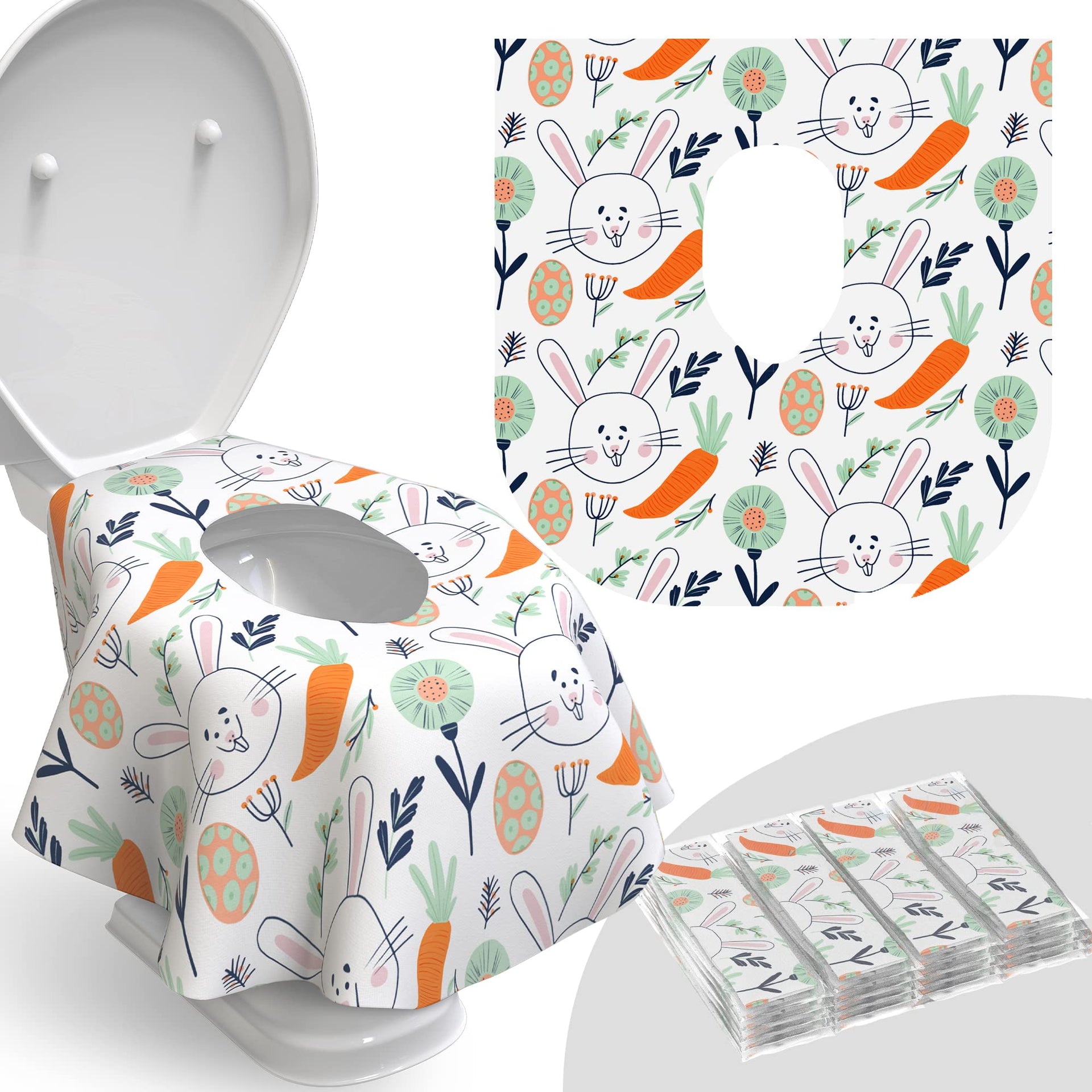 Disposable Toilet Seat Cover for Travel (20 Count)