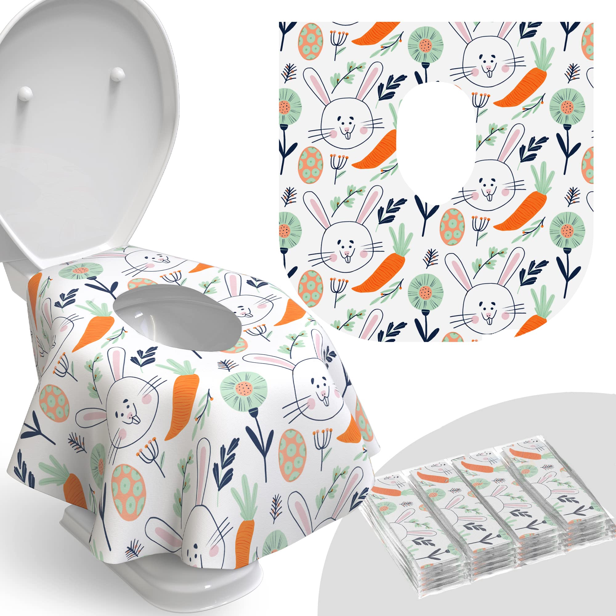 Disposable Toilet Seat Cover for Travel (20 Count)