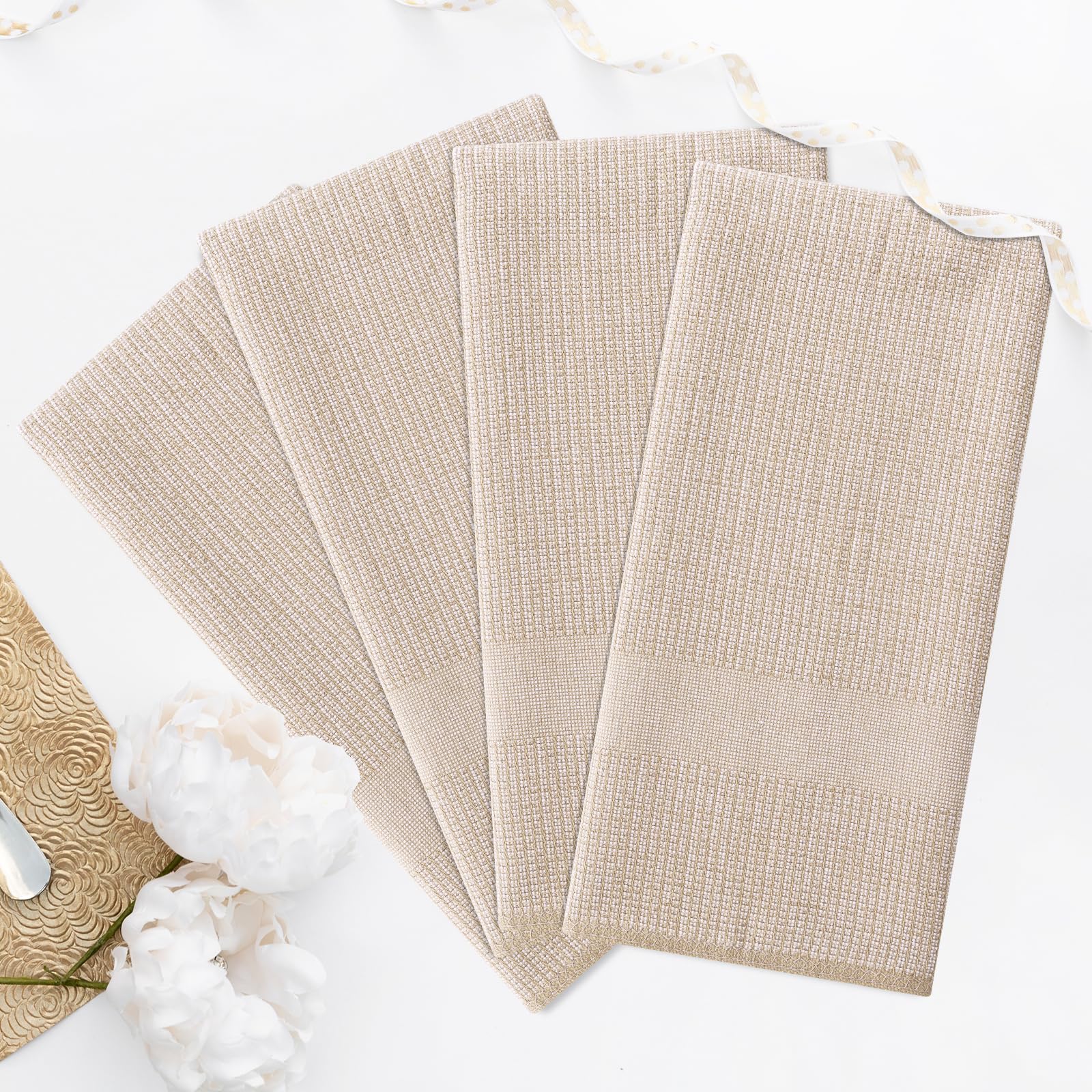 380 GSM Cotton Premium Kitchen Towels 8 Pack (8 Count)