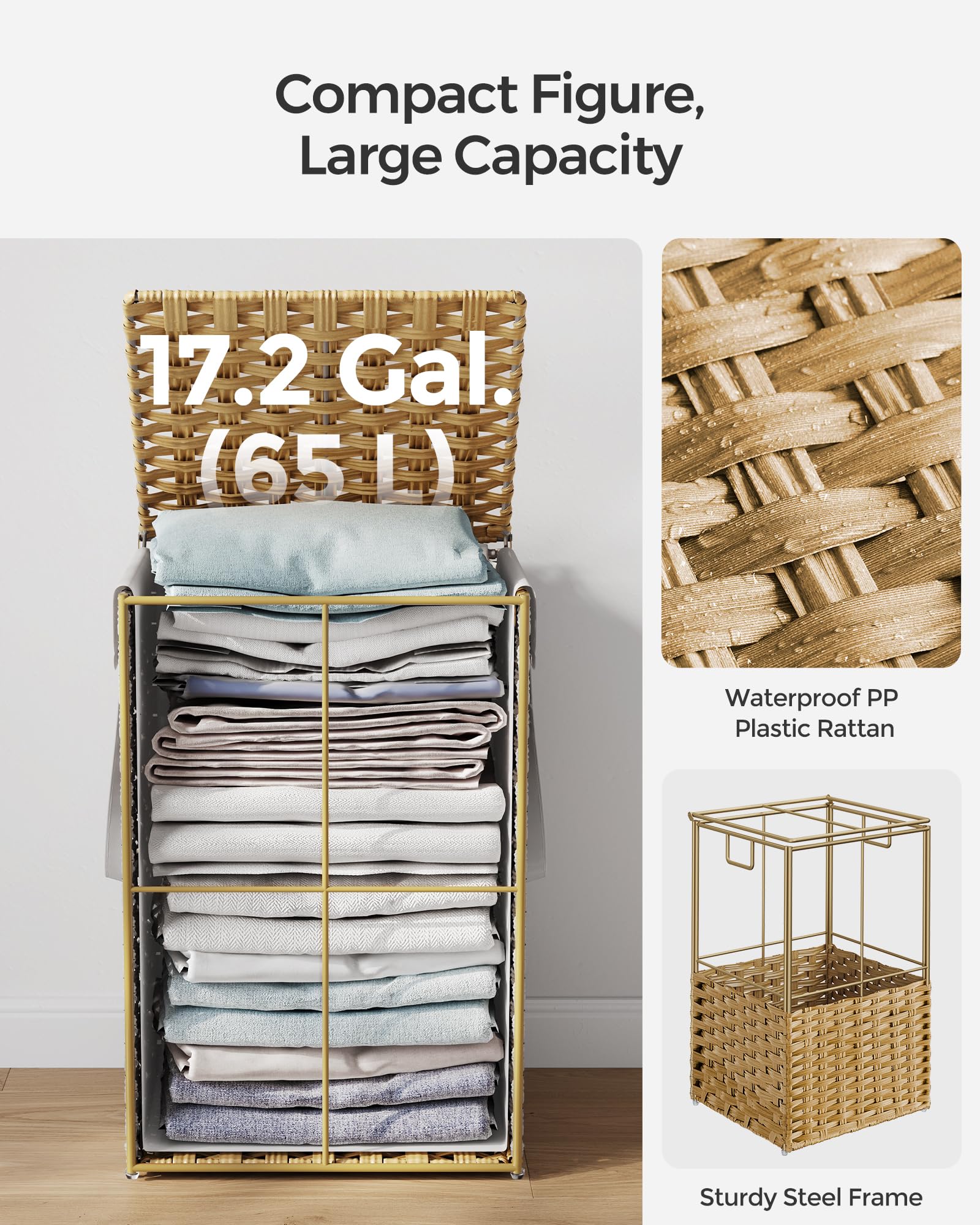 Laundry Hamper with Lid