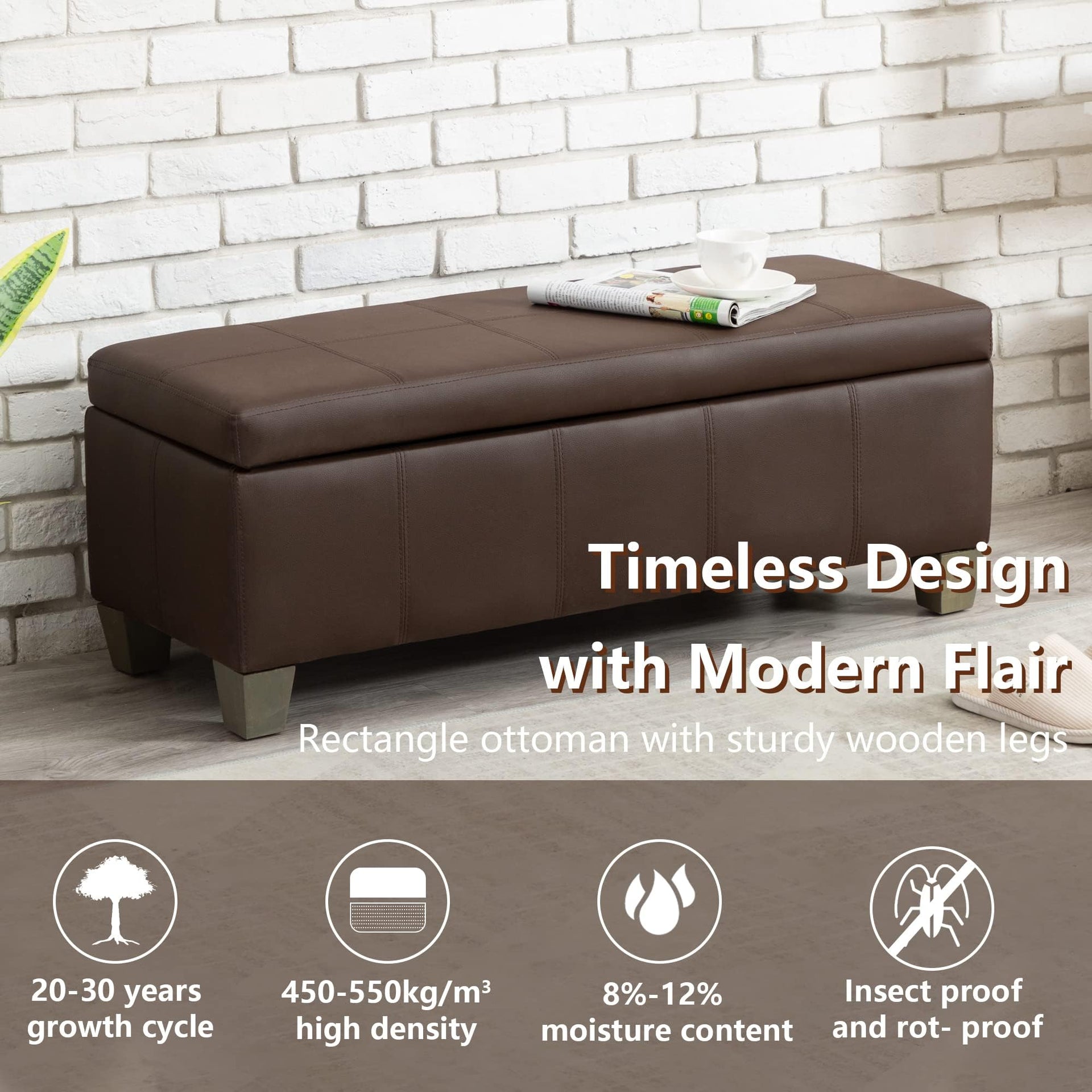 41" Storage Ottoman