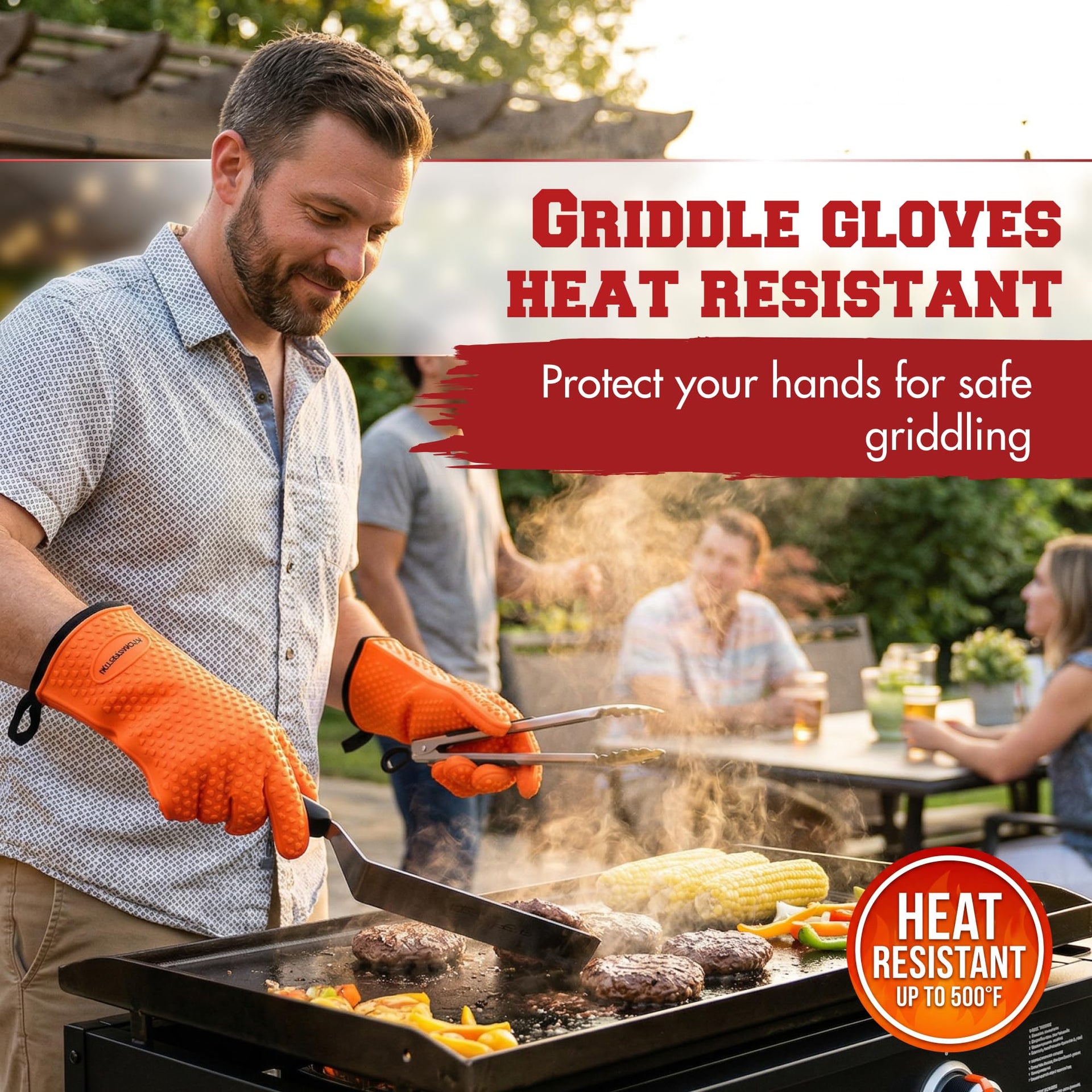 XL Silicone Griddle Gloves