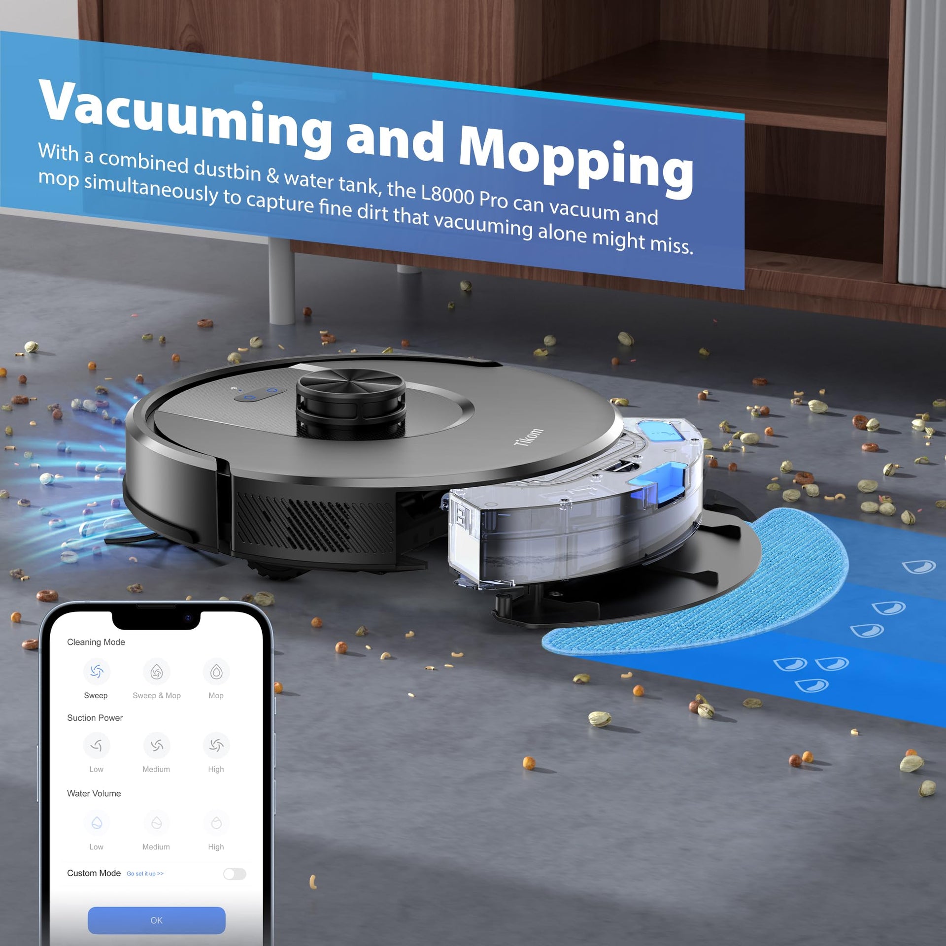 Robot Vacuum and Mop Combo