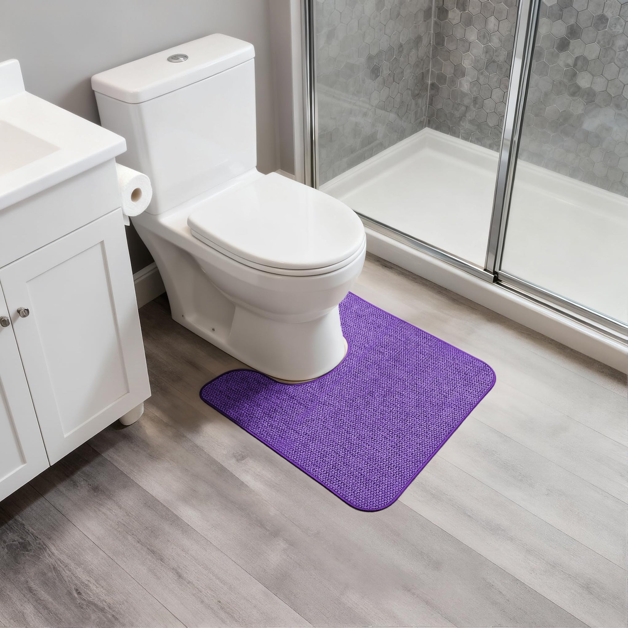 Toilet Rugs U Shaped Bathroom Rug