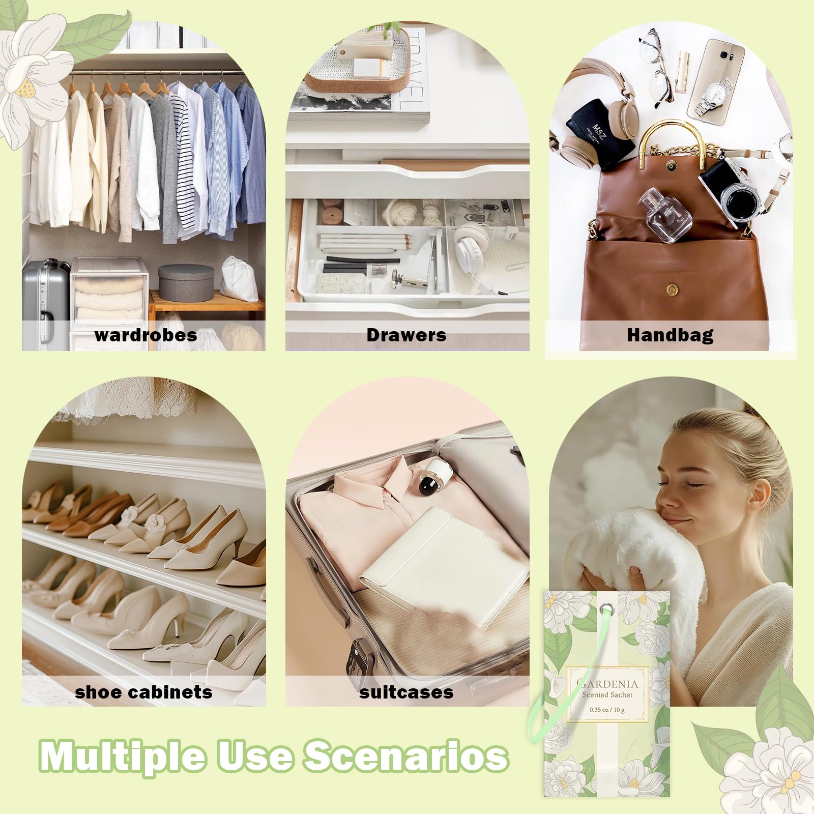 Scented Sachets for Drawer and Closet (14 Count)