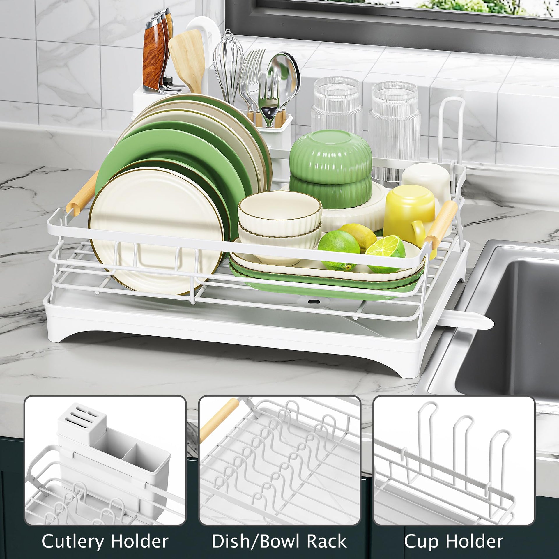 Dish Drying Rack for Kitchen Counter