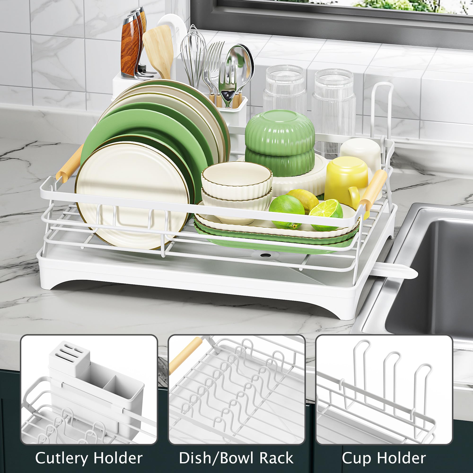 Dish Drying Rack for Kitchen Counter