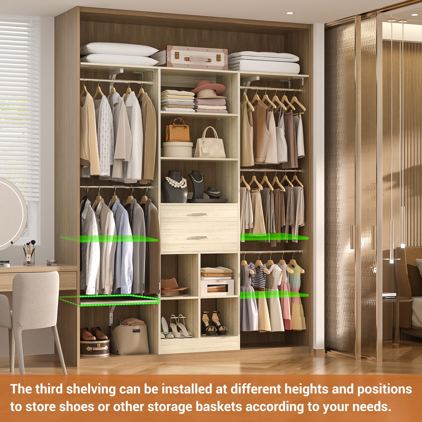 5FT Small Closet System (5 Foot)