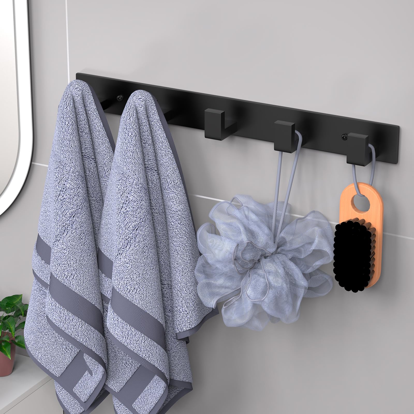 Stainless Steel Wall Coat Rack