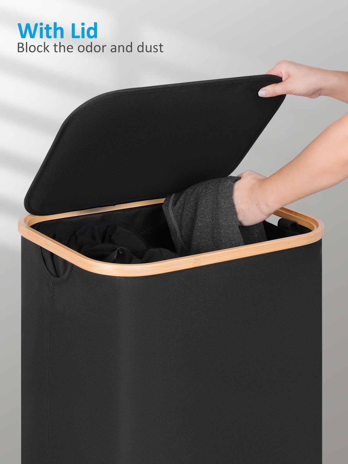 Laundry Basket with Wheels