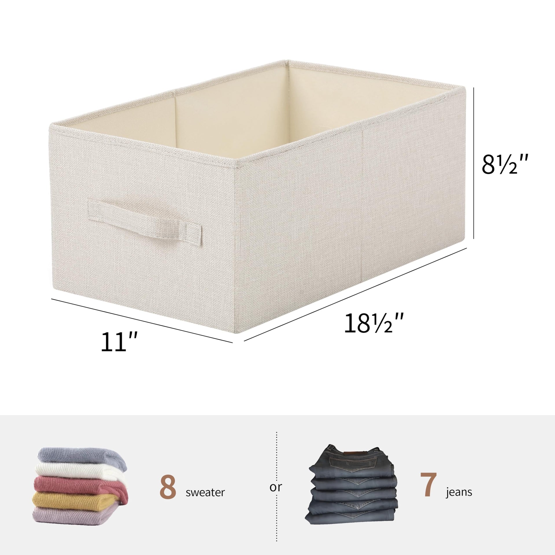 Linen Folding Storage Bins
