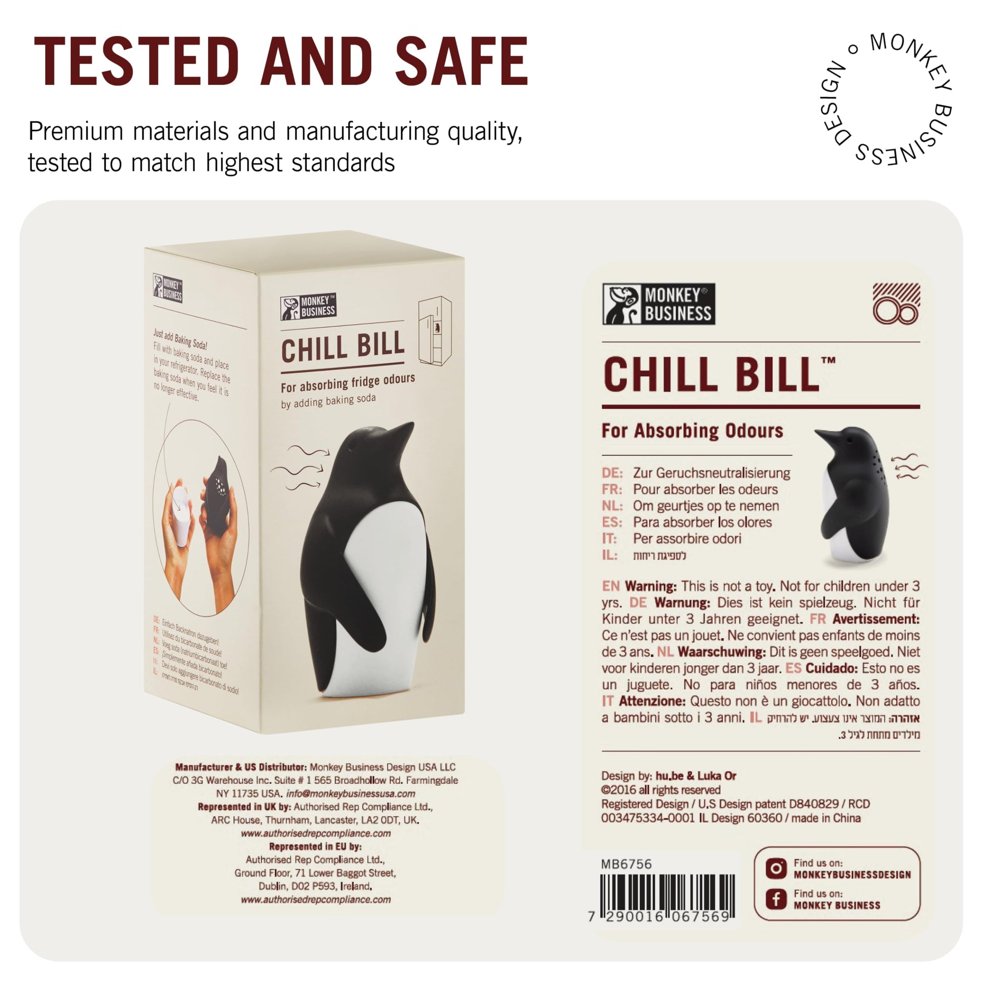 Chill Bill Refrigerator Deodorizer