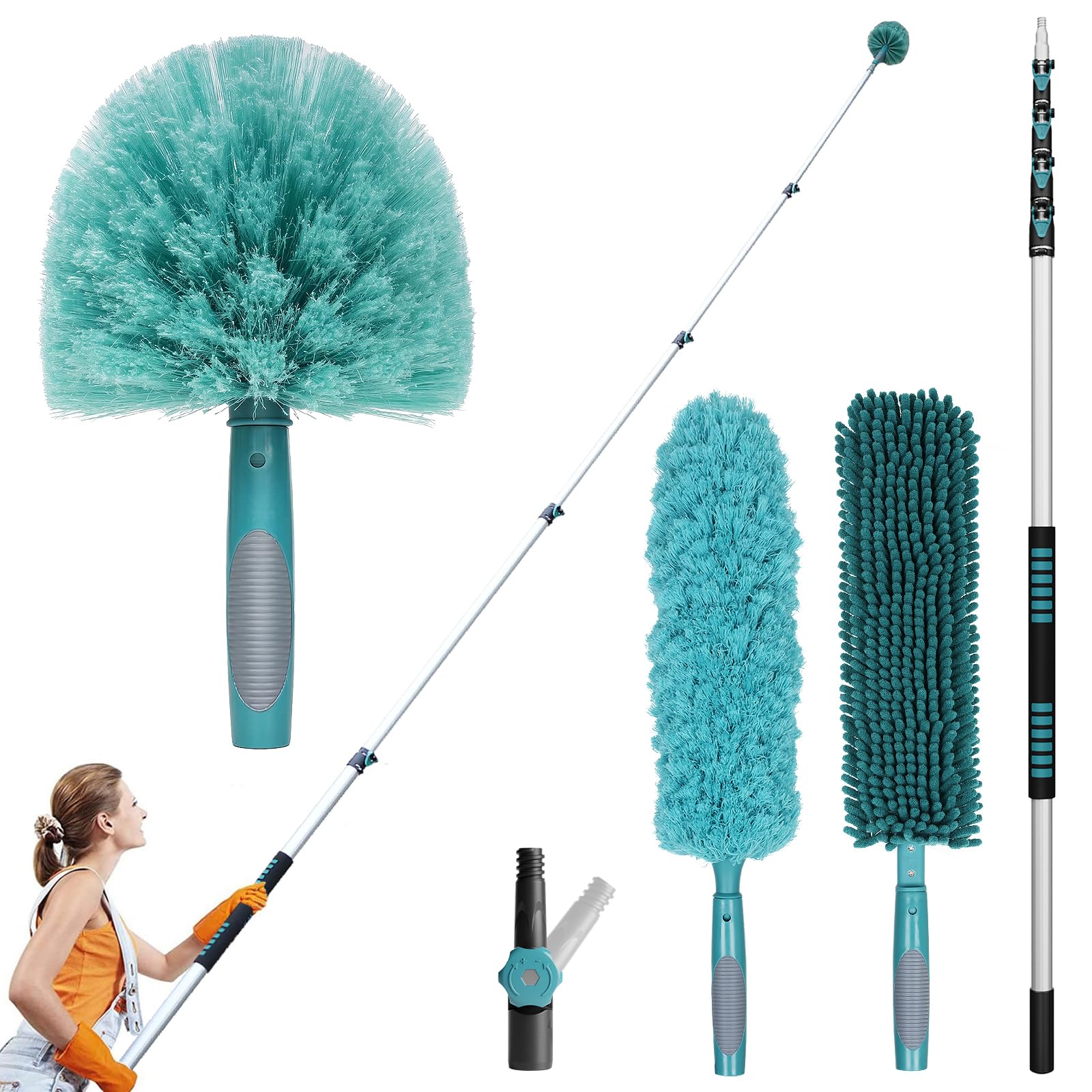 30 Foot High Reach Duster Kit with 6
