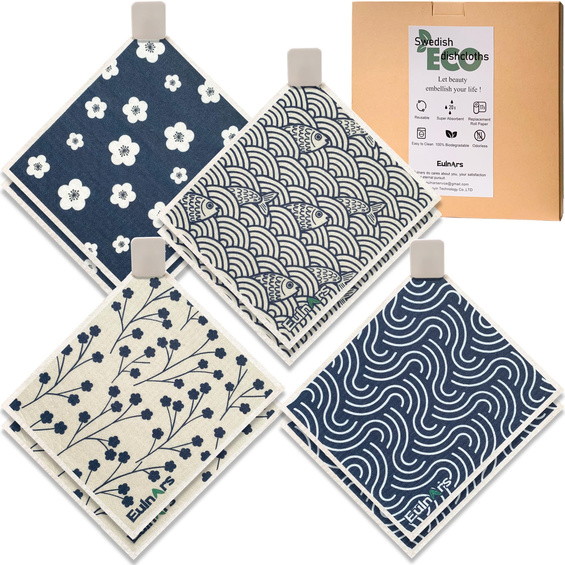 Swedish Dishcloths for Kitchen (8 Count)