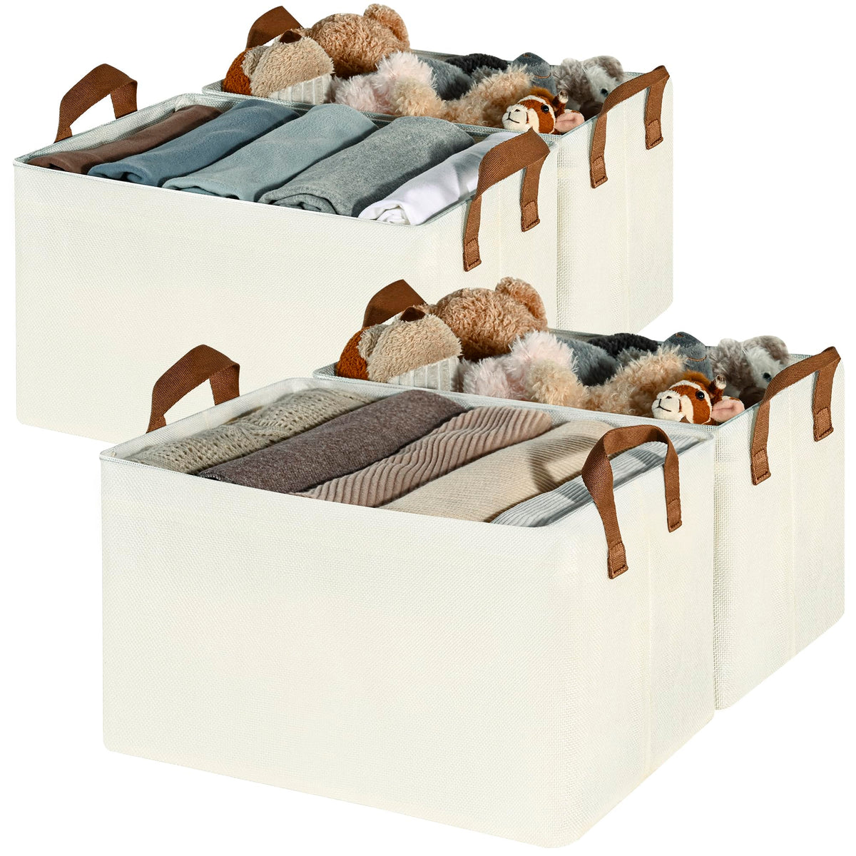 Closet Storage Baskets (4 Count)