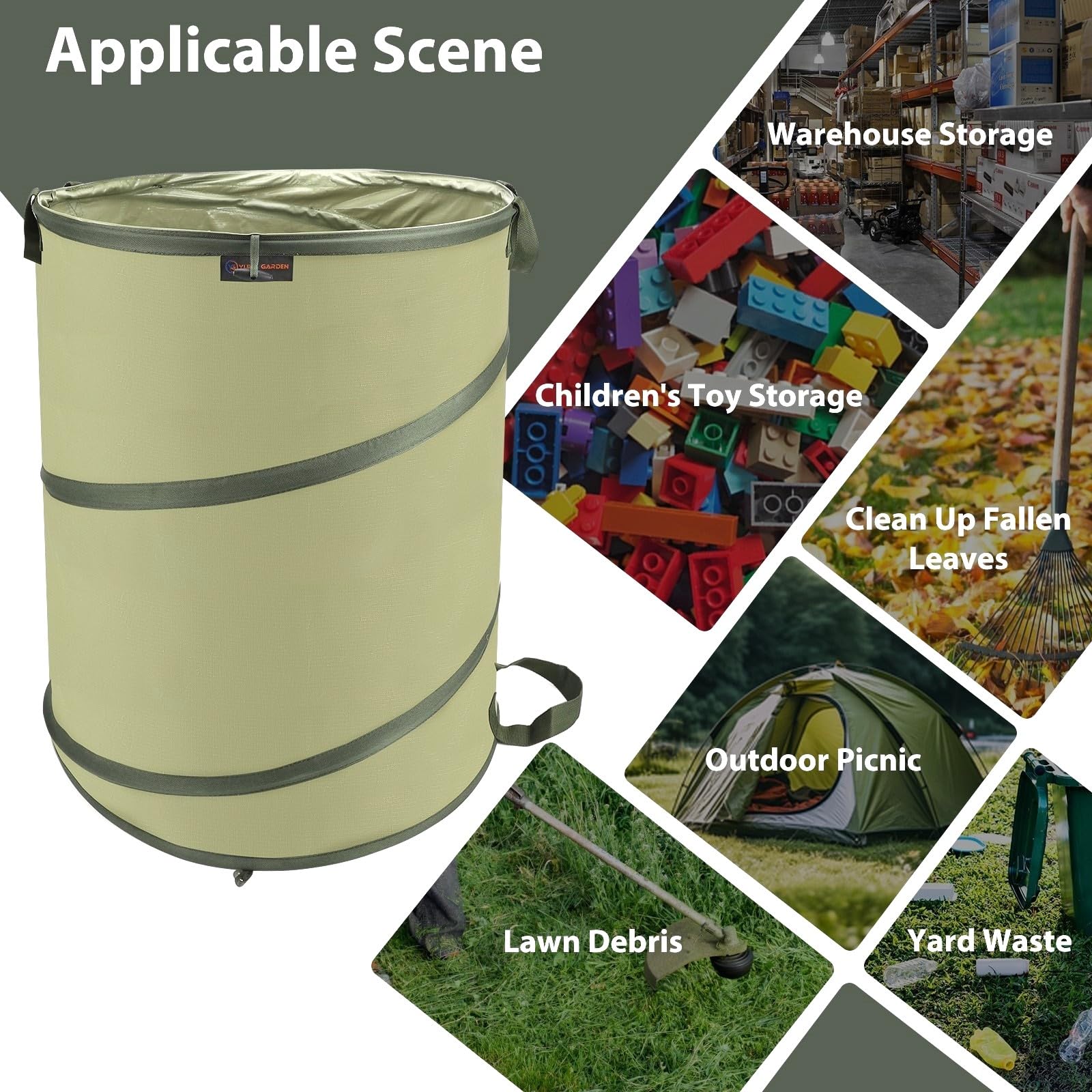45 Gallon Collapsible Garden Bag