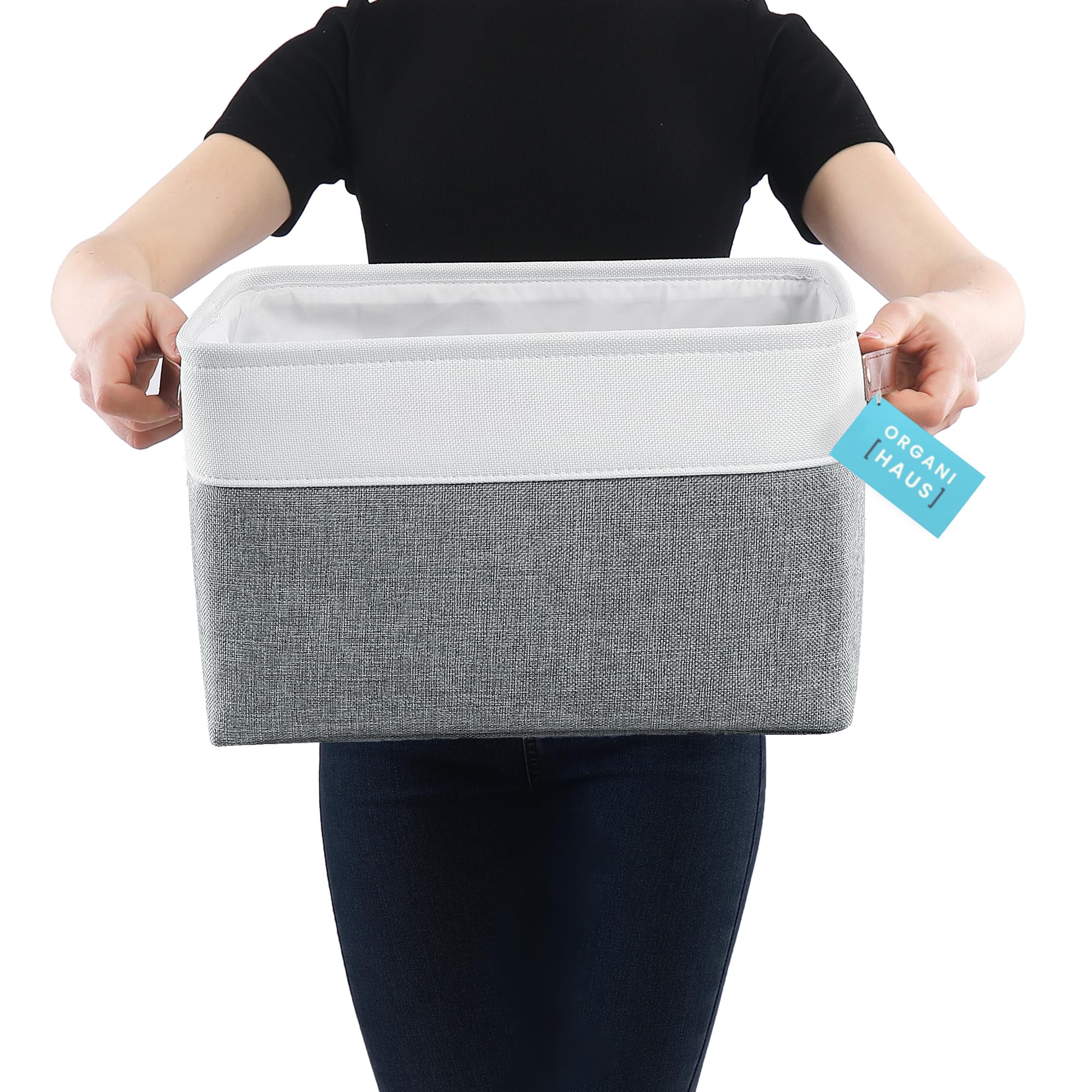 15x11in Canvas Storage Baskets 3 Pack (3 Count)