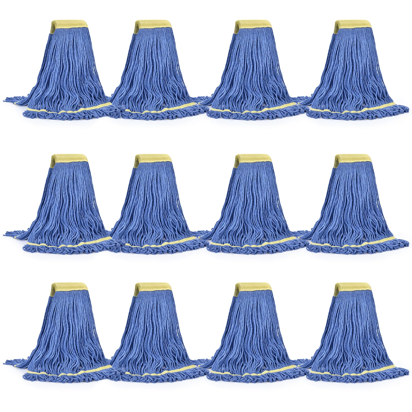 Matthew Cleaning Commercial Mop Head Replacement (12 Count)