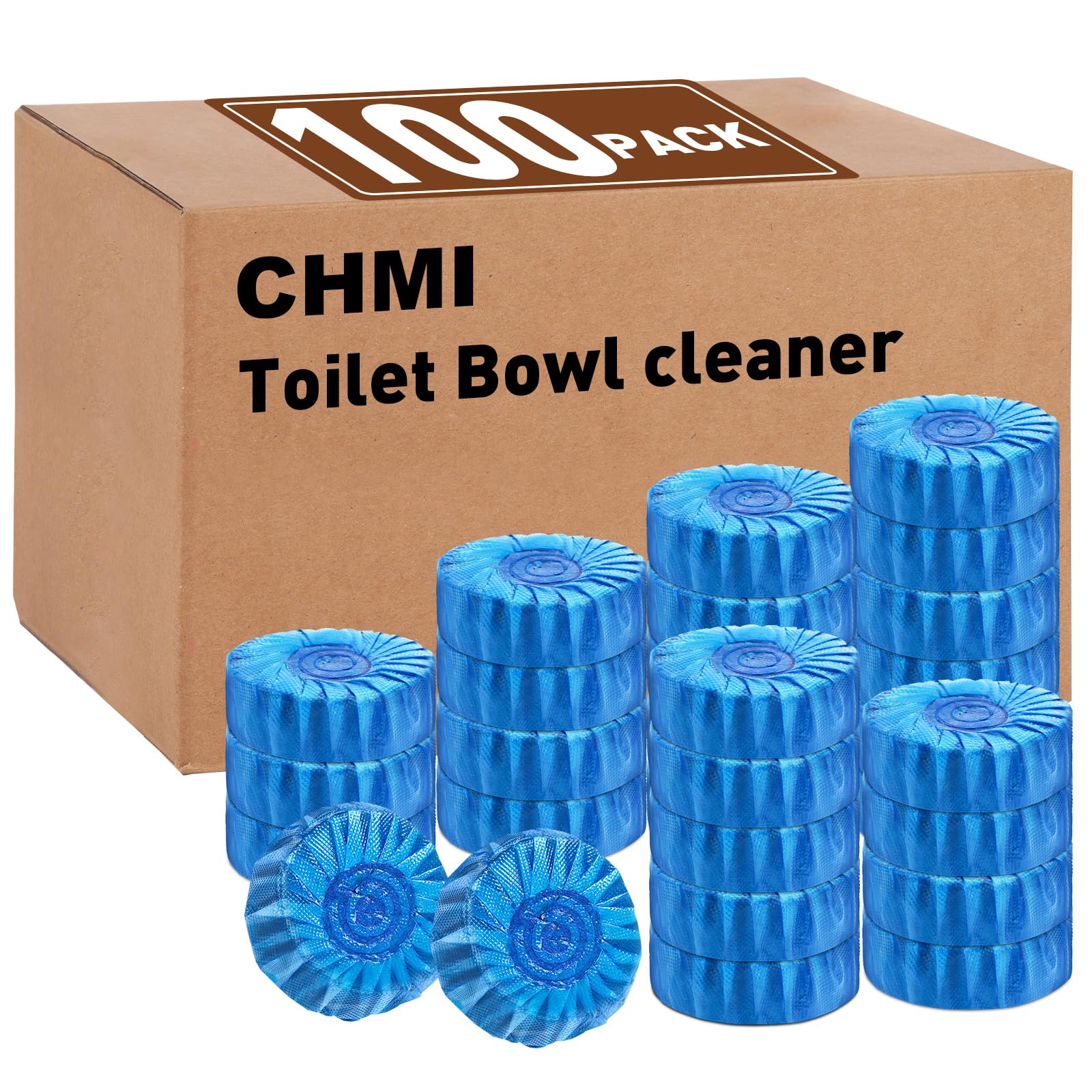 100 Pack Toilet Bowl Cleaner Tablets (100 Count)