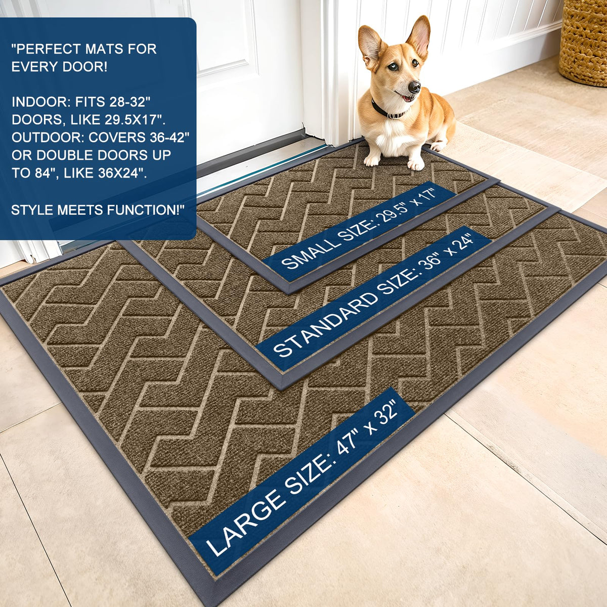 Front Door Mat Outside 59x23