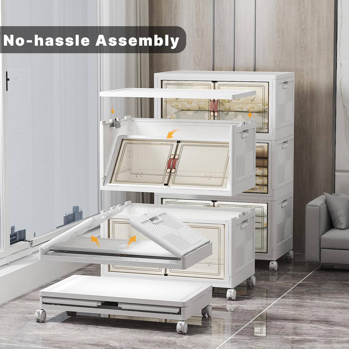 Stackable Storage Bins (3 Count)