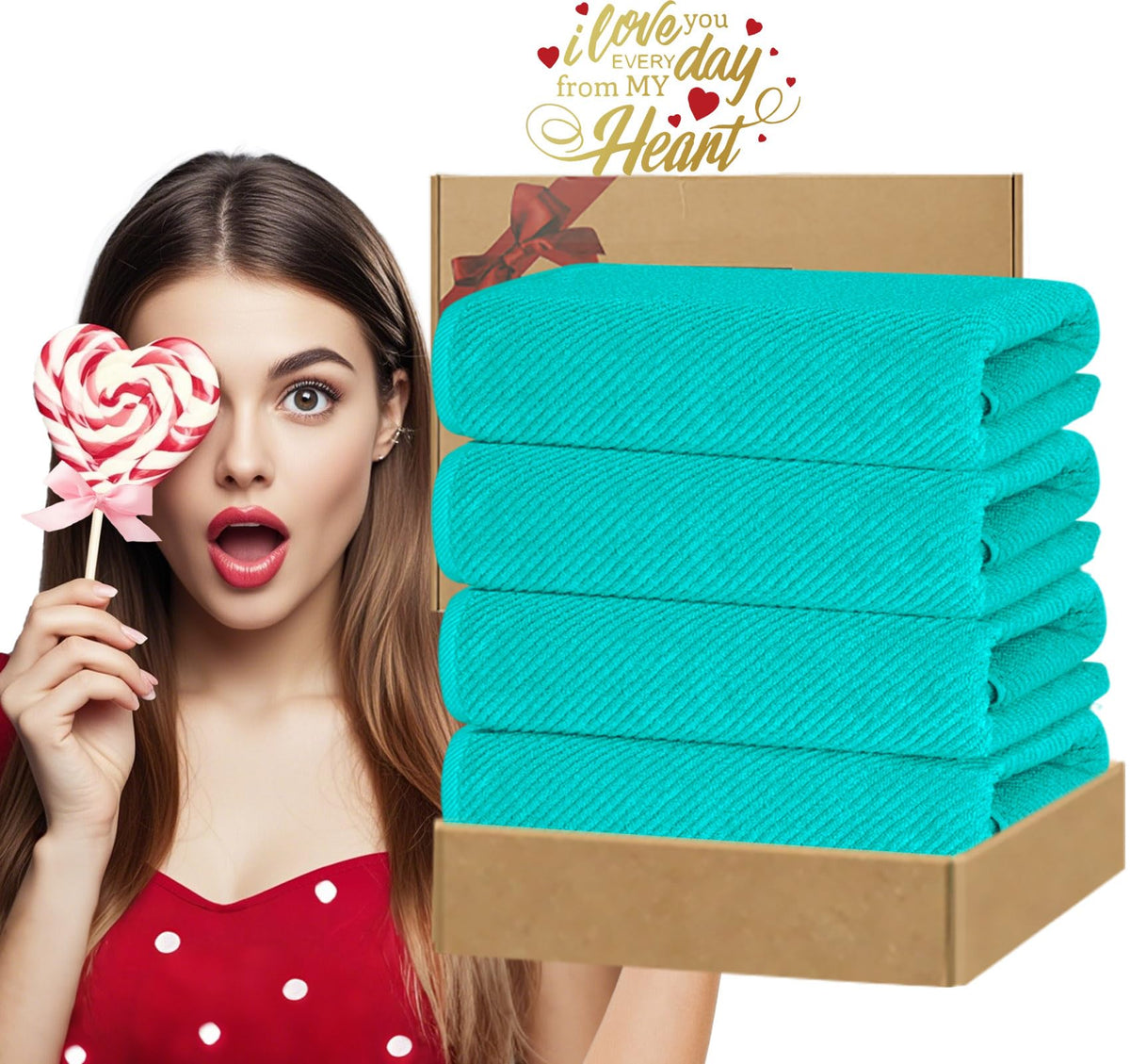 Bath Towels 4PC (4 Count)