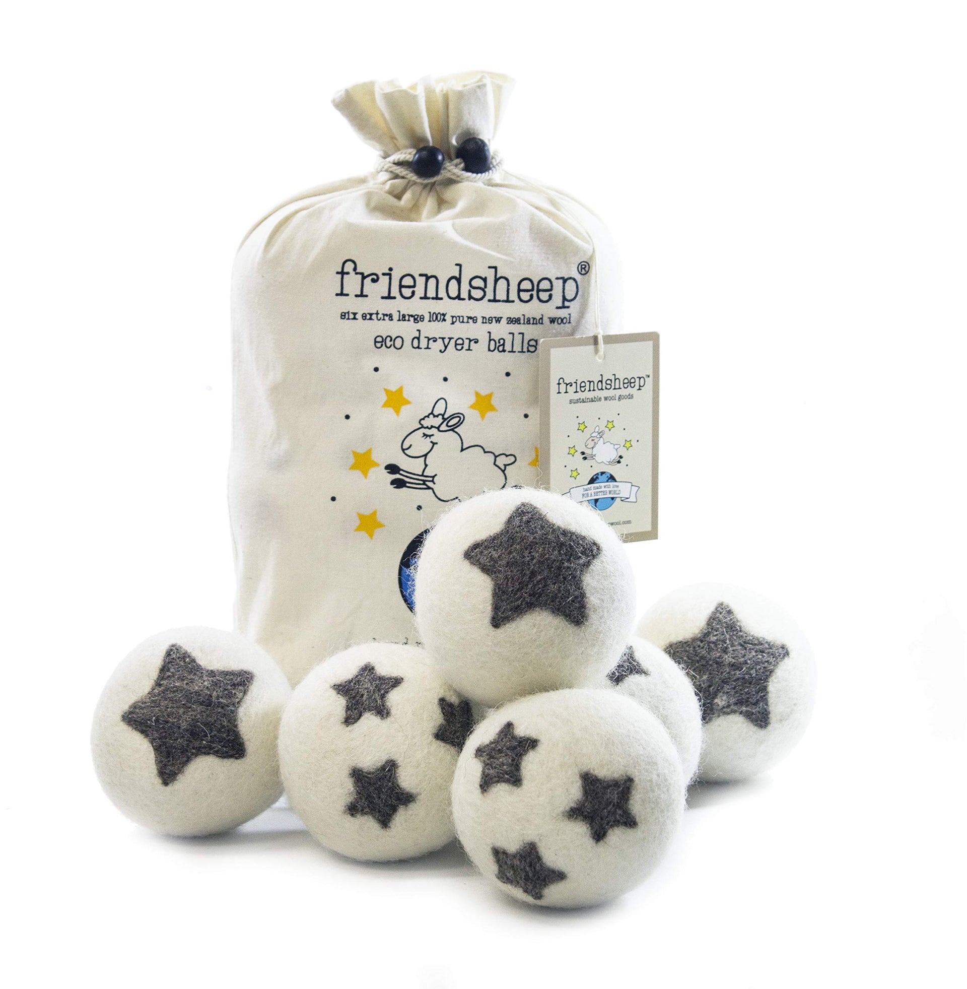 Wool Dryer Balls (6 Count)