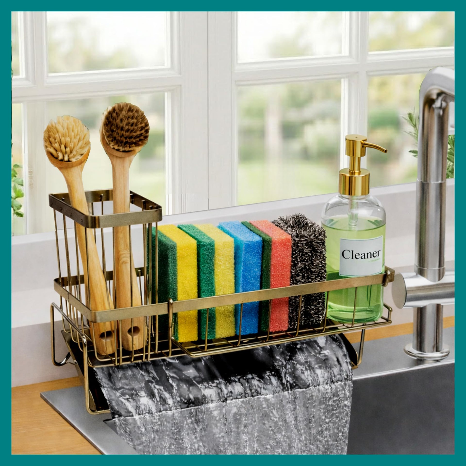 Sponge Holder for Kitchen Sink