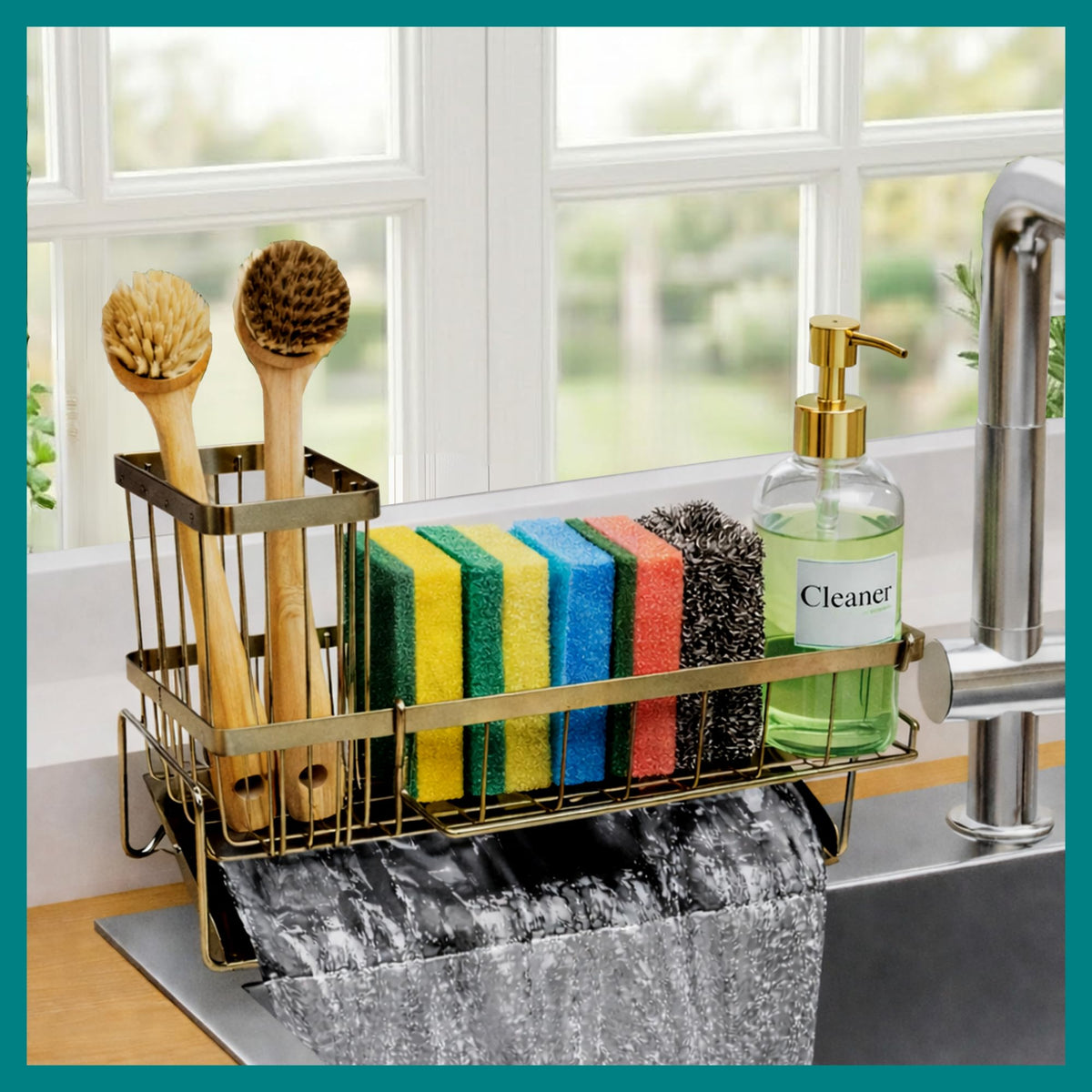 Sponge Holder for Kitchen Sink