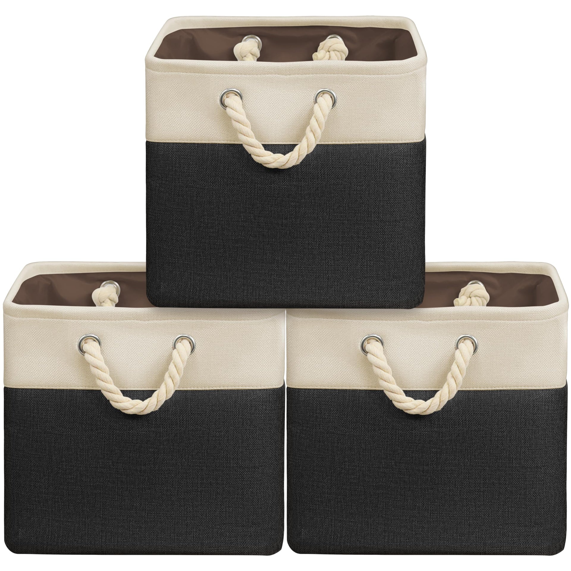 13" x 13" Large Fabric Storage Cubes (3 Count)